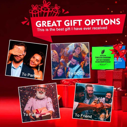 aokur 2 Pack Beard Balm for Men – Sandalwood & Unscented – Biotin Beard Conditioner for Softening, Styling & Supporting Beard Growth – Gift Set for Father’s Day, Anniversaries & Christmas