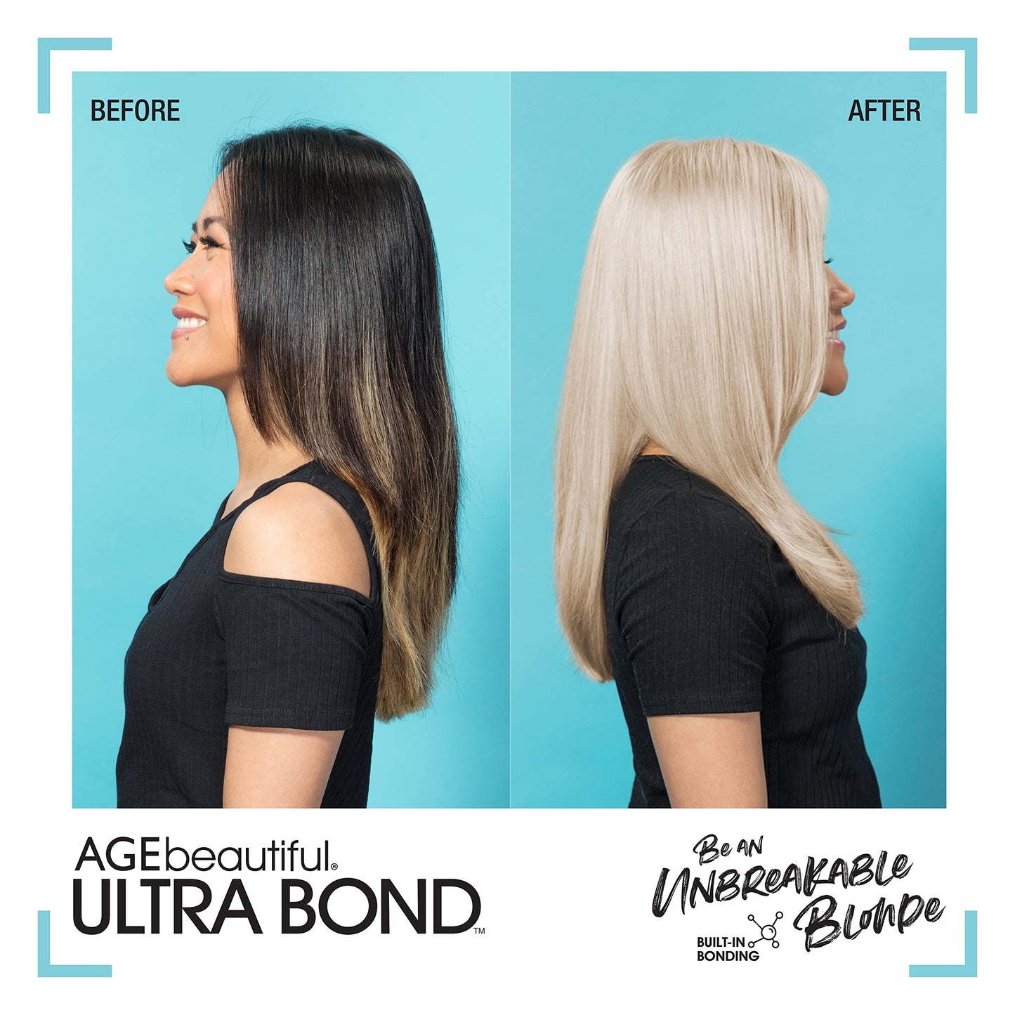 AGEbeautiful Ultra Bond Permanent Powder Hair Lightener & Developer 20 Volume | Anti-Aging | Strengthens & Protects | 1 Fl Oz