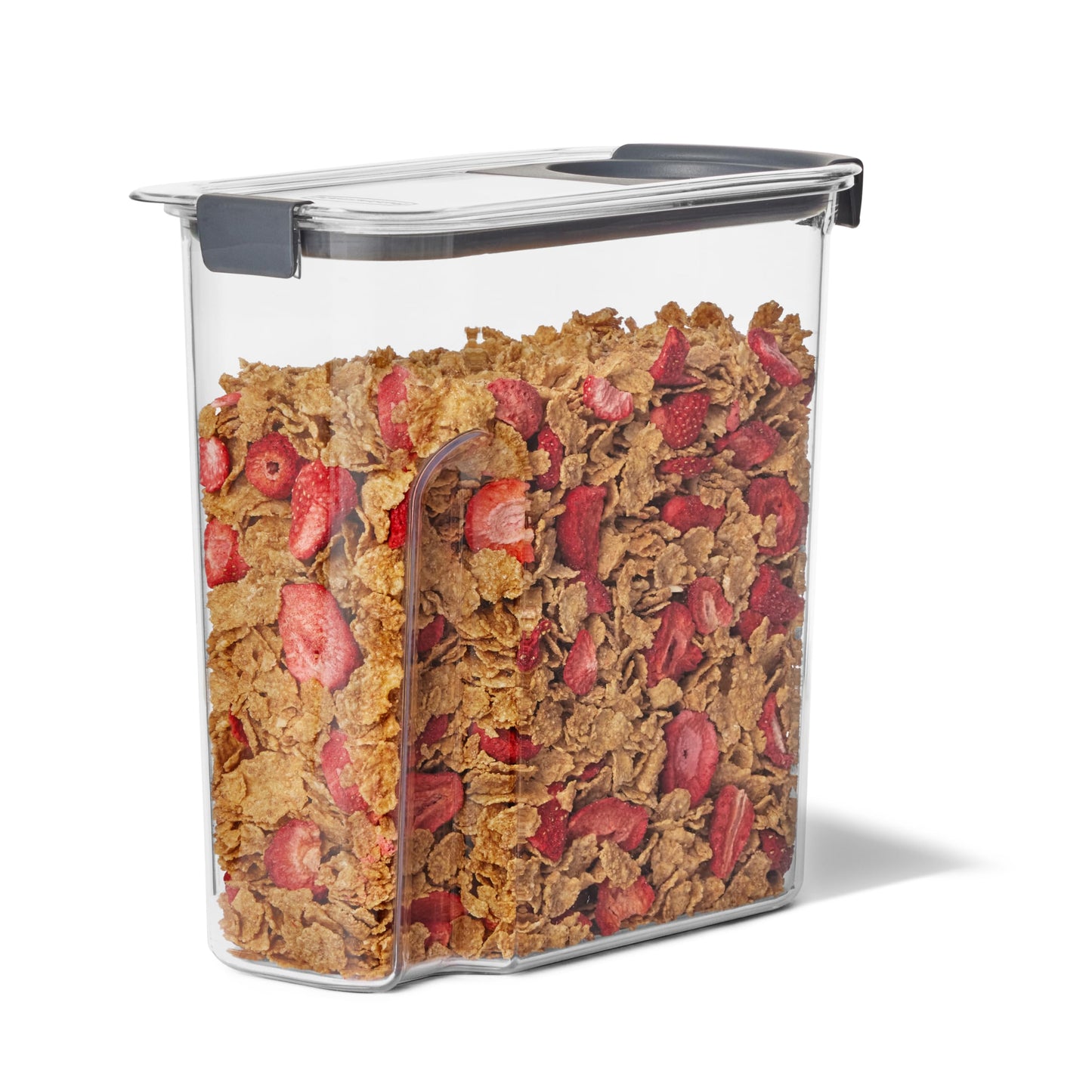 Rubbermaid Brilliance Airtight Cereal Food Storage Container, Shatterproof, BPA-Free and Dishwasher-Safe, 32oz Capacity