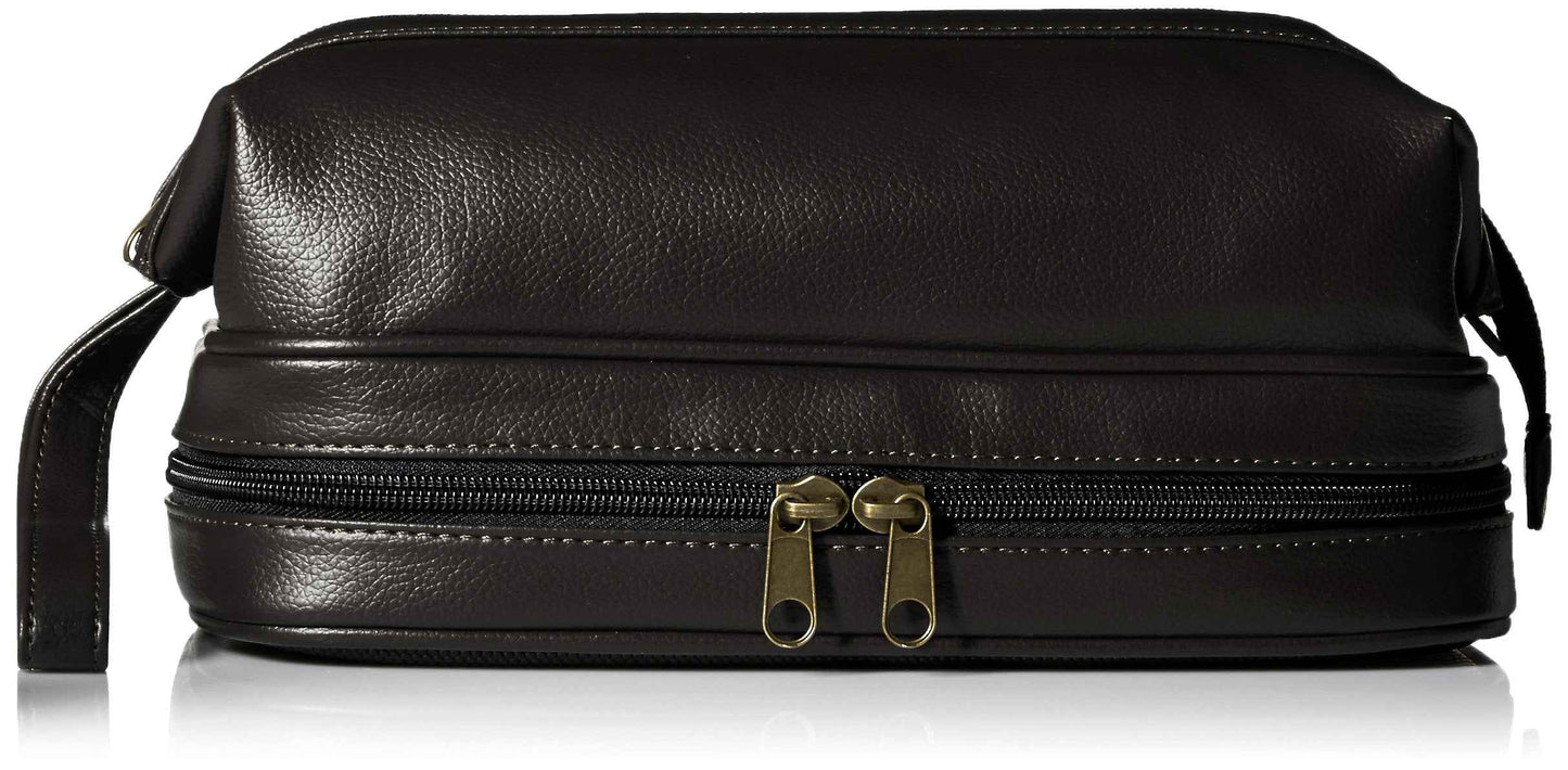 Dopp Men's Jumbo Framed Travel Kit with Bonus Items, Black, One Size