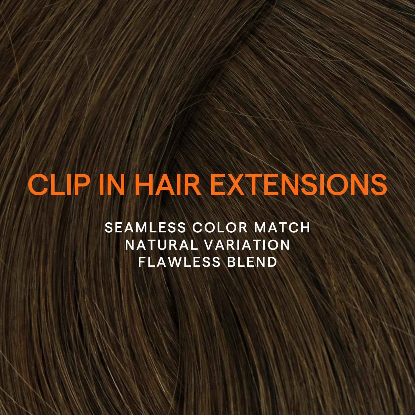 Full Shine Brown Clip in Human Hair 7 Pcs Natural Brown Clip in Extensions Real Human Hair Triple Weft Clip in Hair Extensions Brazilian Remy Hair for Short 12 Inch 95 G