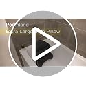 Extra Thick Bath Pillow with Suction Cups - Neck & Back Support