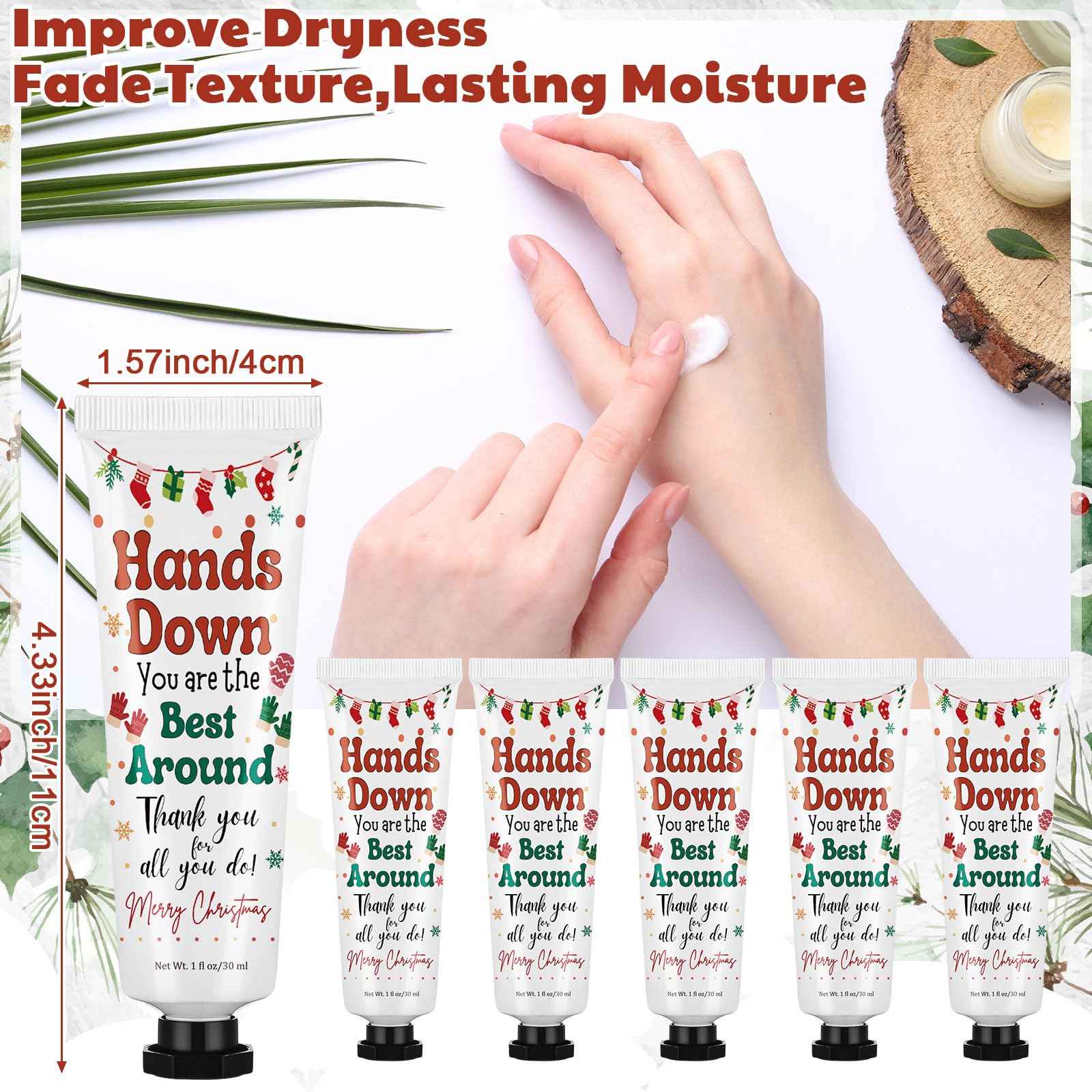 Loopeer 24 Pcs Christmas Hand Cream Set Bulk Mini Lotion Gift for Women, Beauty Advent Calendar 2025 Travel Size Hand Lotion for Dry Cracked Hands, Xmas Stocking Stuffer for Mom Employee Coworker