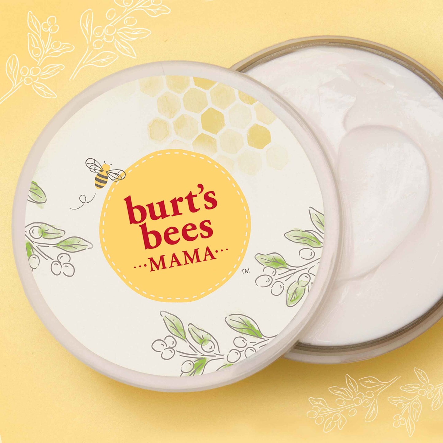 Burt's Bees Mama Belly Butter Stretch Mark Cream for Pregnancy Massages Body & Reduces Scar Appearance, Prenatal & Postnatal Tummy Skin Care, Shea Butter & Vitamin E Rich Formula, 6.5 Oz (Pack of 3)