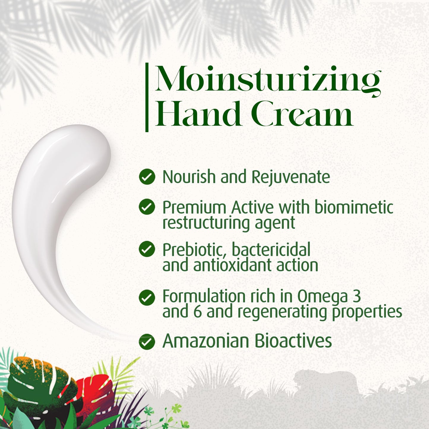 H’ORIGINÉE - Brazilian Nut Hand Cream - Feel The Amazon Power on Your Hands, Melaleuca & Olive Butter - Omega 3 & 6 - Hydrating & Moisturizing Hand Cream - Vegan & Natural Formula - 2.11 oz