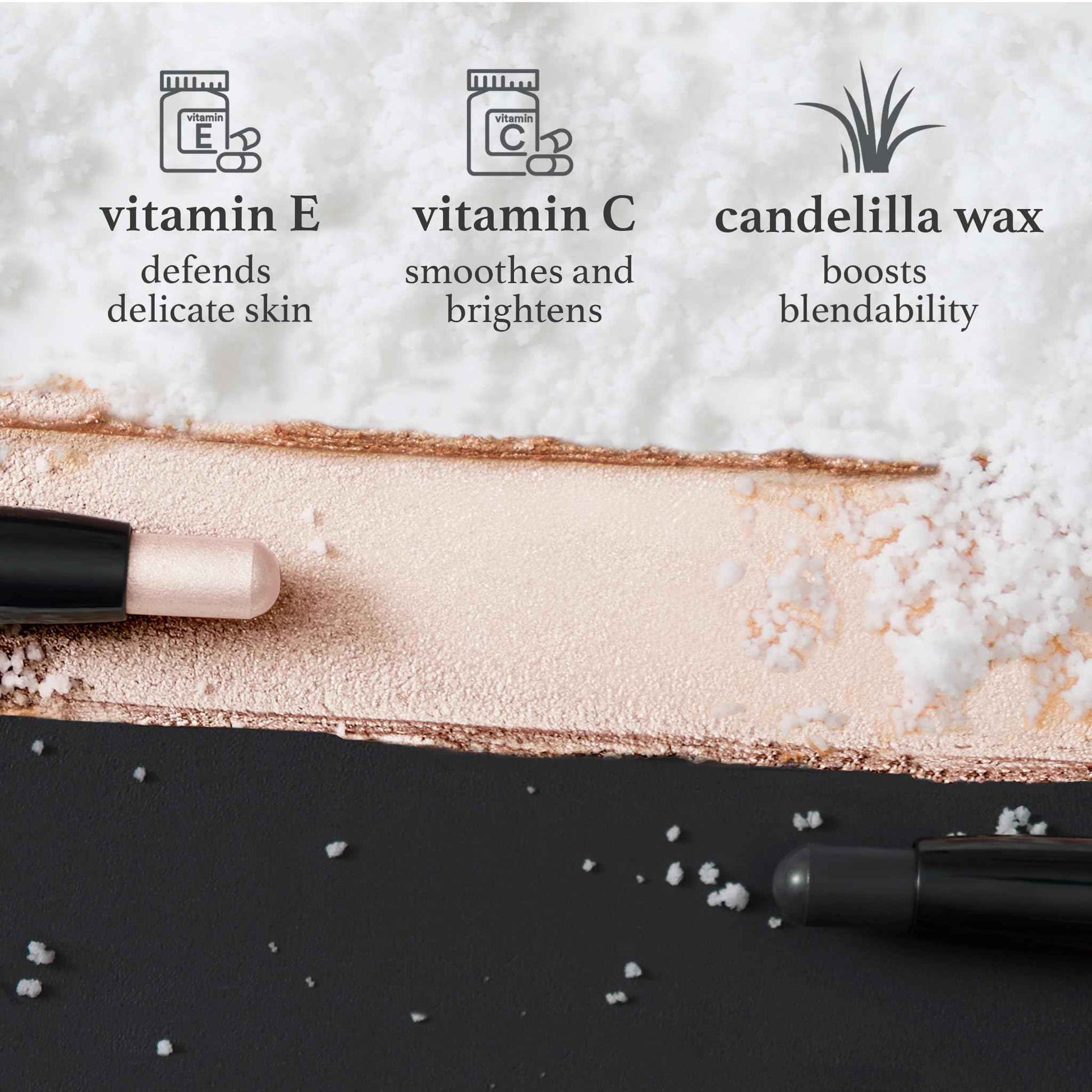 Julep Eye Brightening Duo: Champagne Shimmer and Pearl Shimmer Eyeshadow Stick Eye Makeup