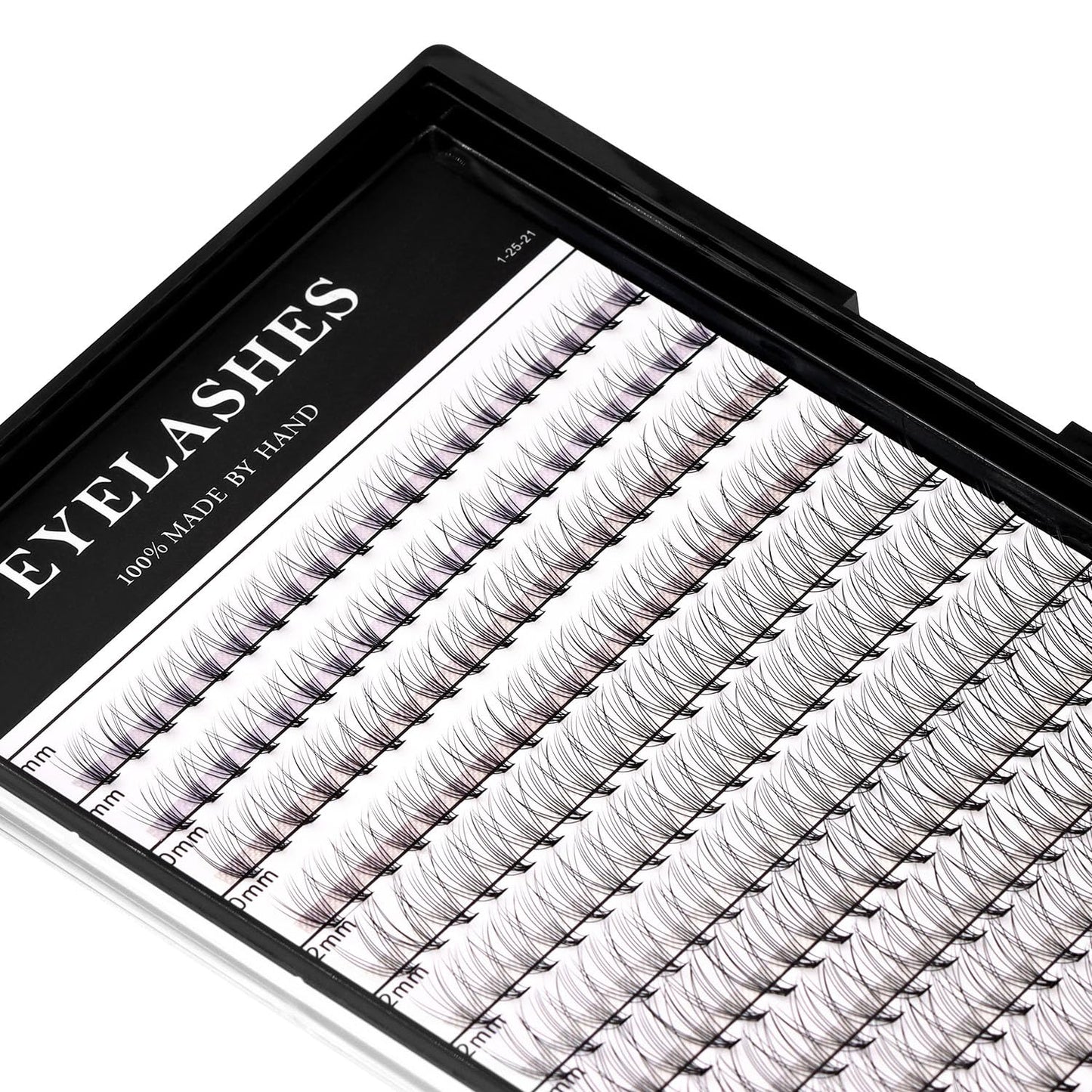 Vayator Large Tray 220 Cluster/Box Eyelashes 0.07 Thickness Eyelashes Individual Eyelash False Eyelashes Extension Eyelash 10D/20D/40D/50D Eyelash (10RR-8-14mm Mixed Lashes Kit)