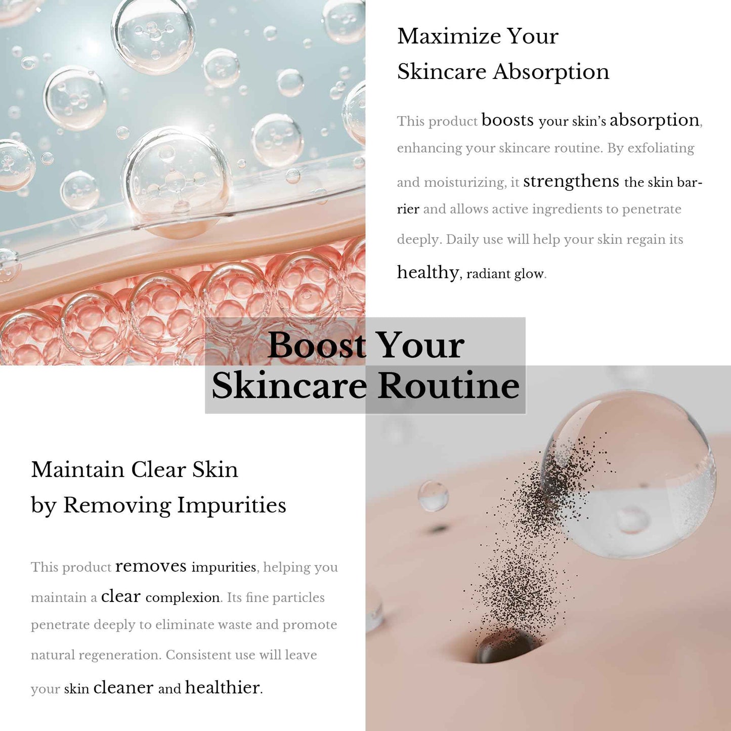 Waterproof Electric Face Brush with IPX5 Rating for Deep Cleansing and Exfoliation