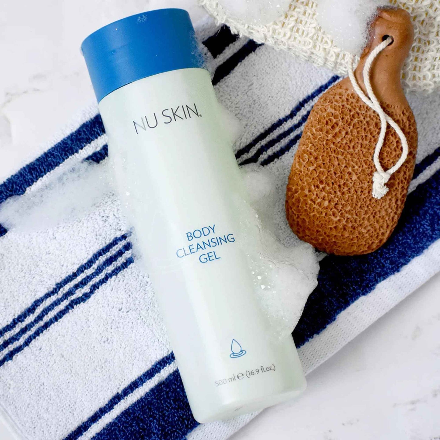 Nu Skin Body Cleansing Gel | Gentle Hydrating Wash for All Skin Types | Moisturizes, Cleanses, and Refreshes Skin | Luxurious 16.9 fl oz Bottle for Daily Use