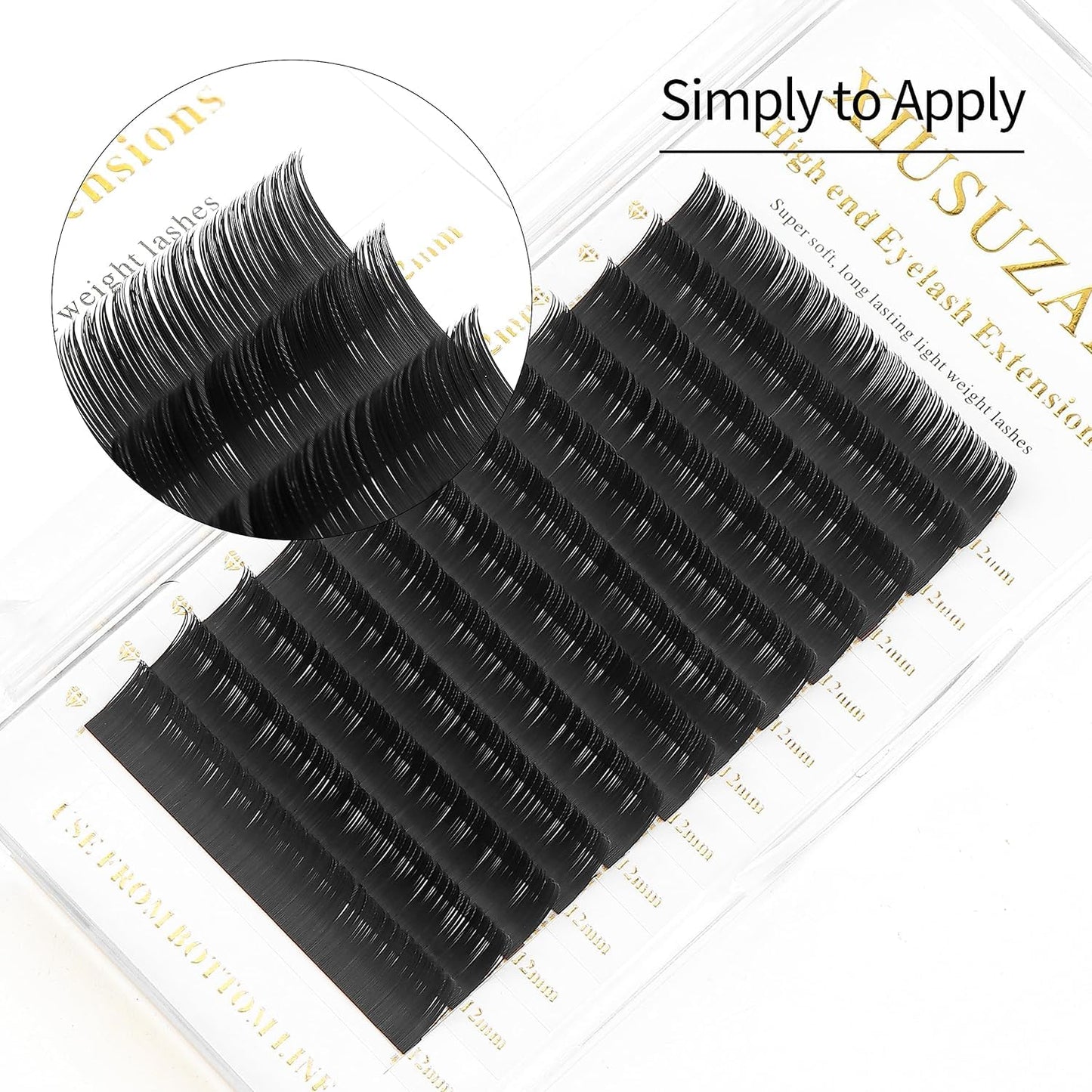 XIUSUZAKI Premade Fans Eyelash Extensions 14D Volume Lash Extensions 0.03/0.05/0.07 Thickness Eyelash Extension C/D Curl Premade Lash Fans Mix 9-16mm Fluffy Soft Handmade Lash Fan(14D-0.05-D,9-16mm)