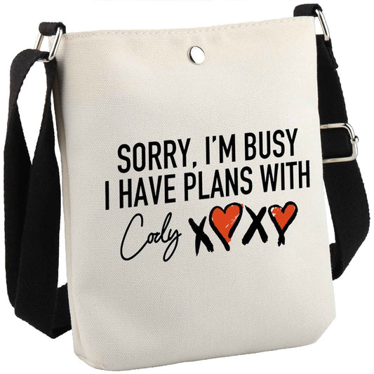 GJTIM Ladies Gym Gift Sorry I’m Busy I have Plans With Cody Fitness Travel Bag for Fans (Plans With Cody CB)