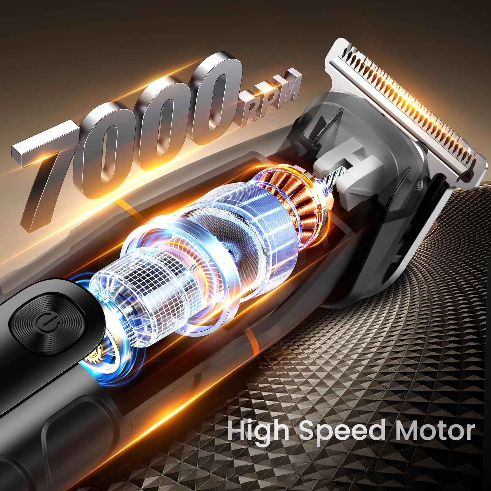 MAXGROOM Manscape Body Hair Trimmer for Men, Waterproof Pubic, Groin & Ball Shaver, No-Nick Mens Electric Grooming Kit with LED Display, USB Rechargeable, Adjustable Guide Comb