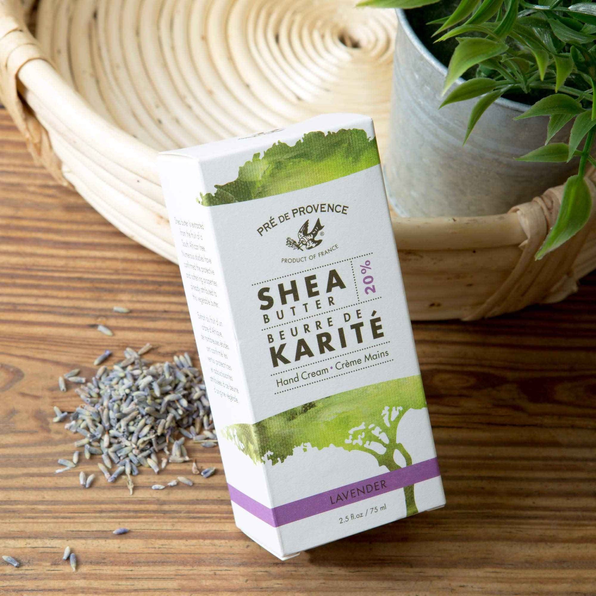 Pre de Provence Beurre De Karité Moisturizing Collection, Shea Butter Enriched Nourishing, Hand Cream, 75ML, Lavender