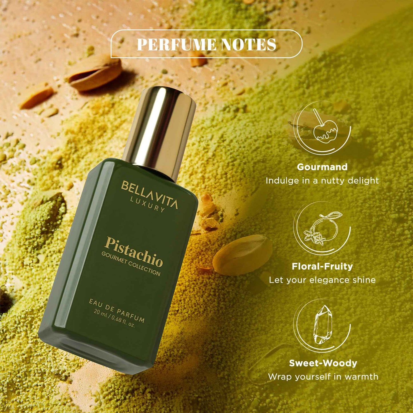 Candy kiss by BellaVita Luxury | 100ml+(3x20ml) Perfume Set | Luxury Unisex Fragrance Combo with Sweet & Spicy Notes | Honey Oud & Vanilla, Mango, Pista EDP| Long-Lasting, Premium Gift for Men & Women