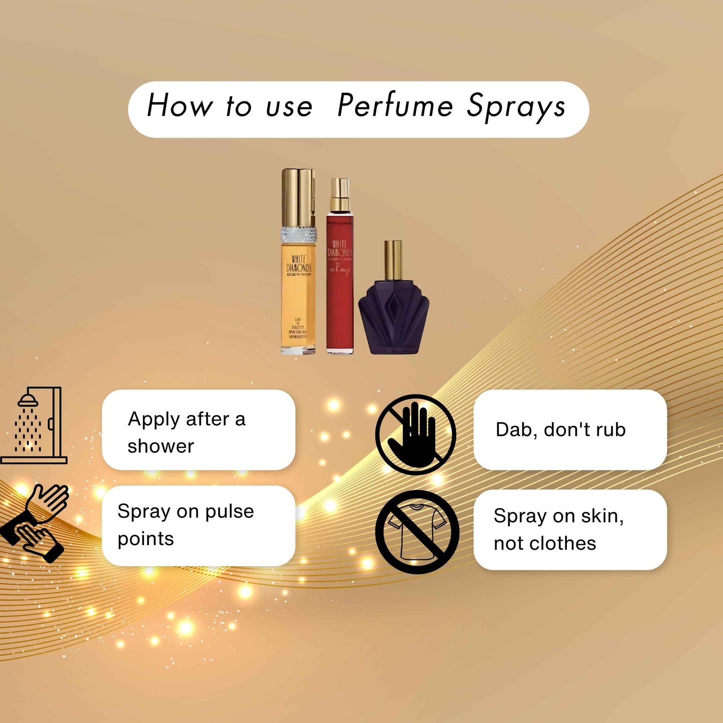 Elizabeth Taylor Fragrance Collection Eau de Toilette 3-Piece Set for Women (White Diamonds, Passion, White Diamonds En Rouge)