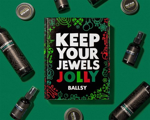 Ballsy Gift Set For Men, Jolly Jewels Pack, Includes Body Wash, Deodorizing Spray, and Cologne Rub, Men Hygiene Products, Mens Body Care, Ball Wash For Men Christmas Gift pack, Ocean and Air
