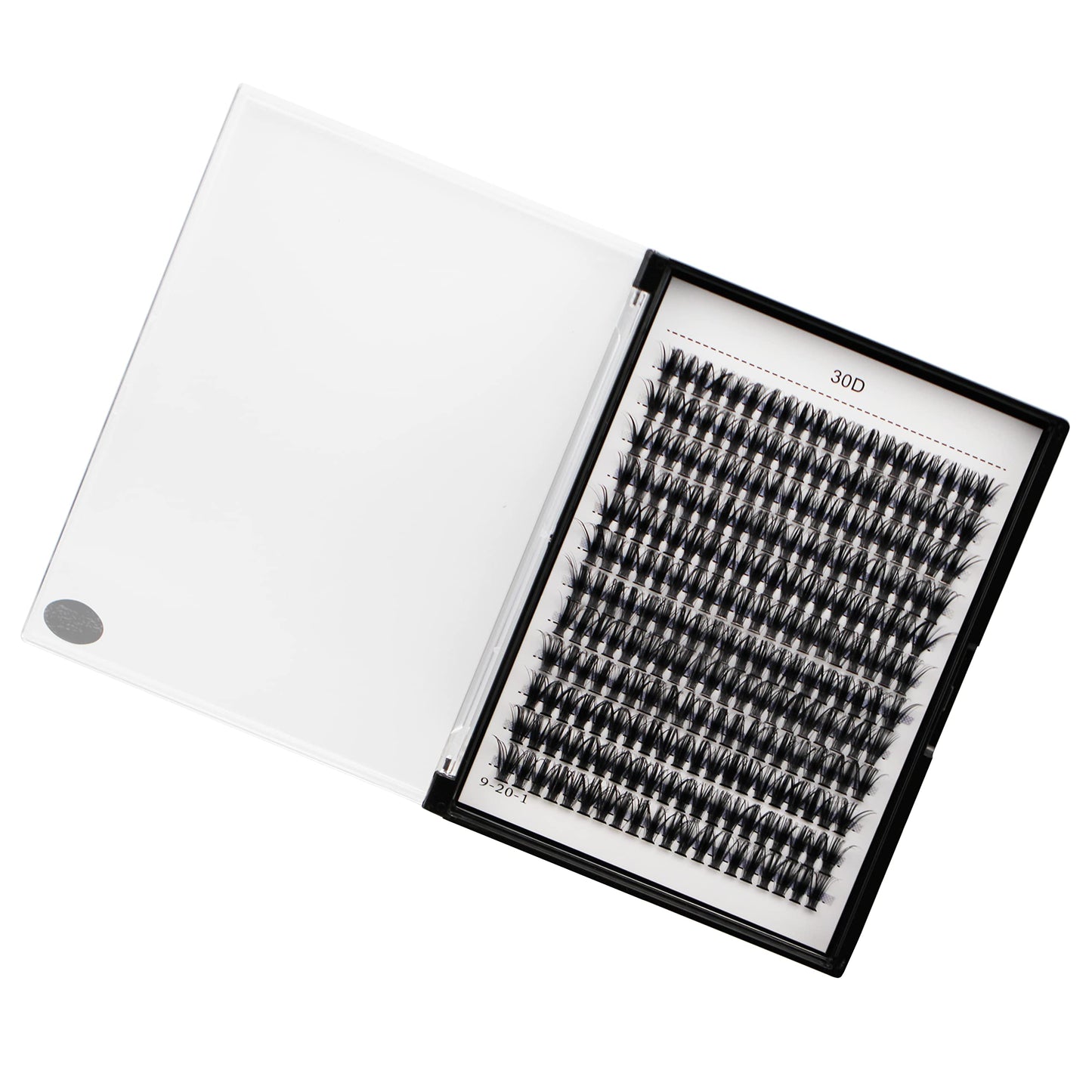 Bodermincer 240pcs 30D D Curl Lashes Clusters (30D-20mm)