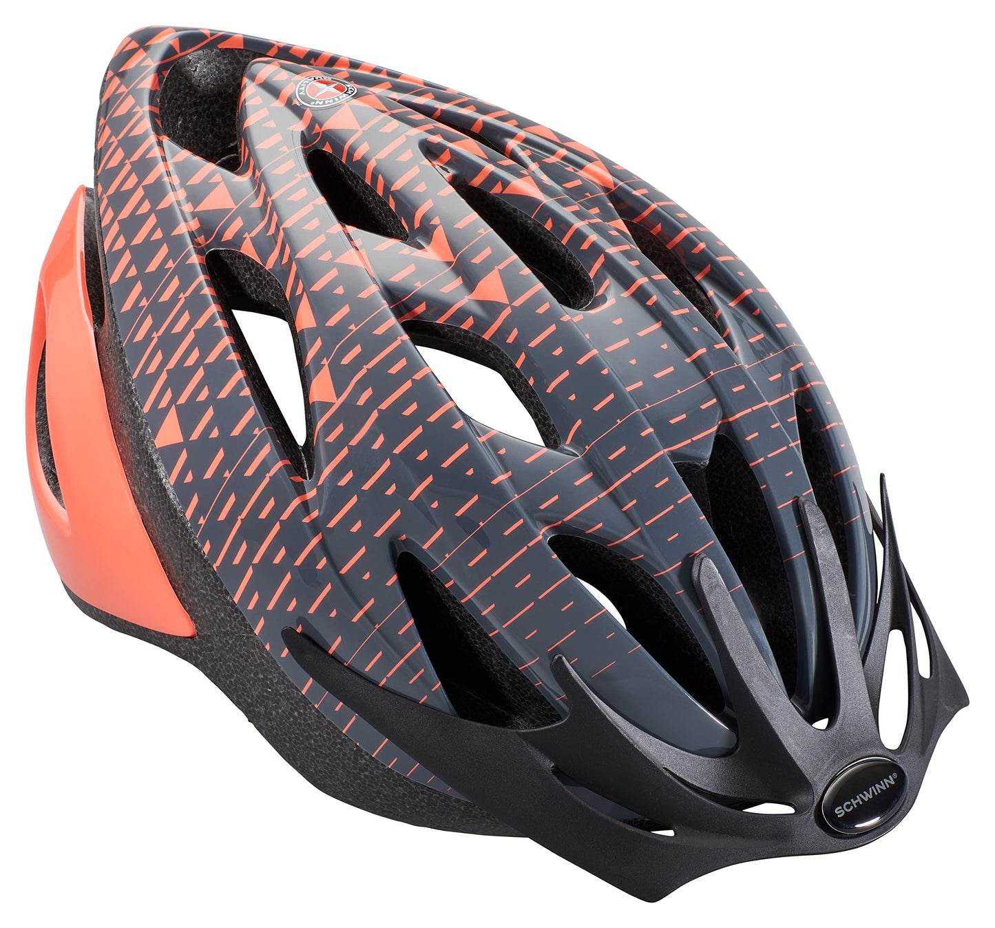 Schwinn Thrasher Bike Helmet for Adult Men Women Age 14+ with Suggested Fit 58-62cm, Lightweight with Adjustable Side and Chin Strap, No Light, Coral