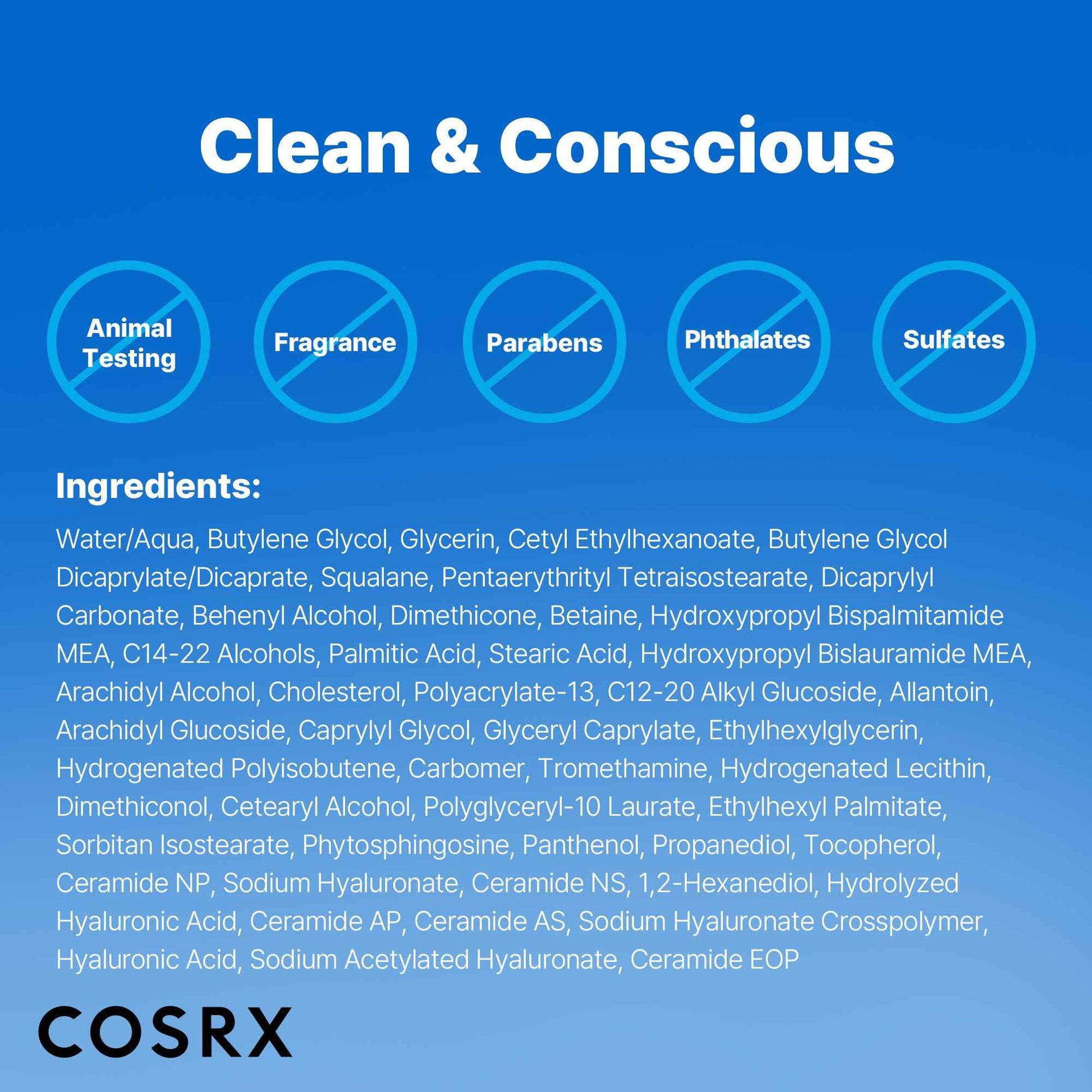 COSRX Skin Barrier Elevate Set - Ceramide Moisturizer 2.7 fl.oz + Miniature 6X Peptide Skin Booster Serum 1 fl.oz