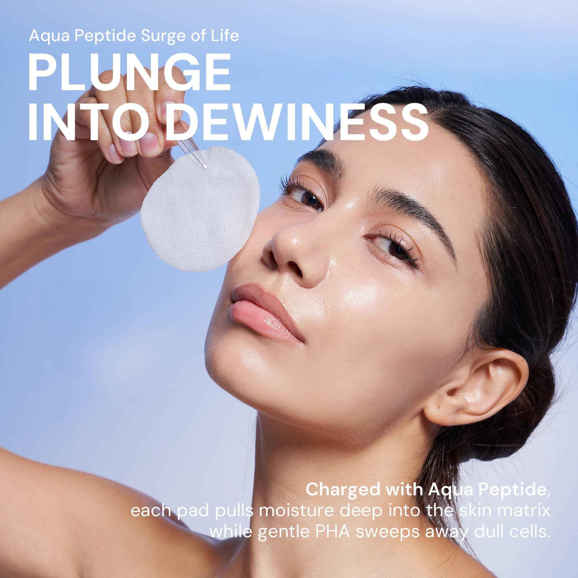 Kurved Skin Aging Curve Aqua Peptide Toner Pads (6.17 Fl. Oz. - 60 Sheets)