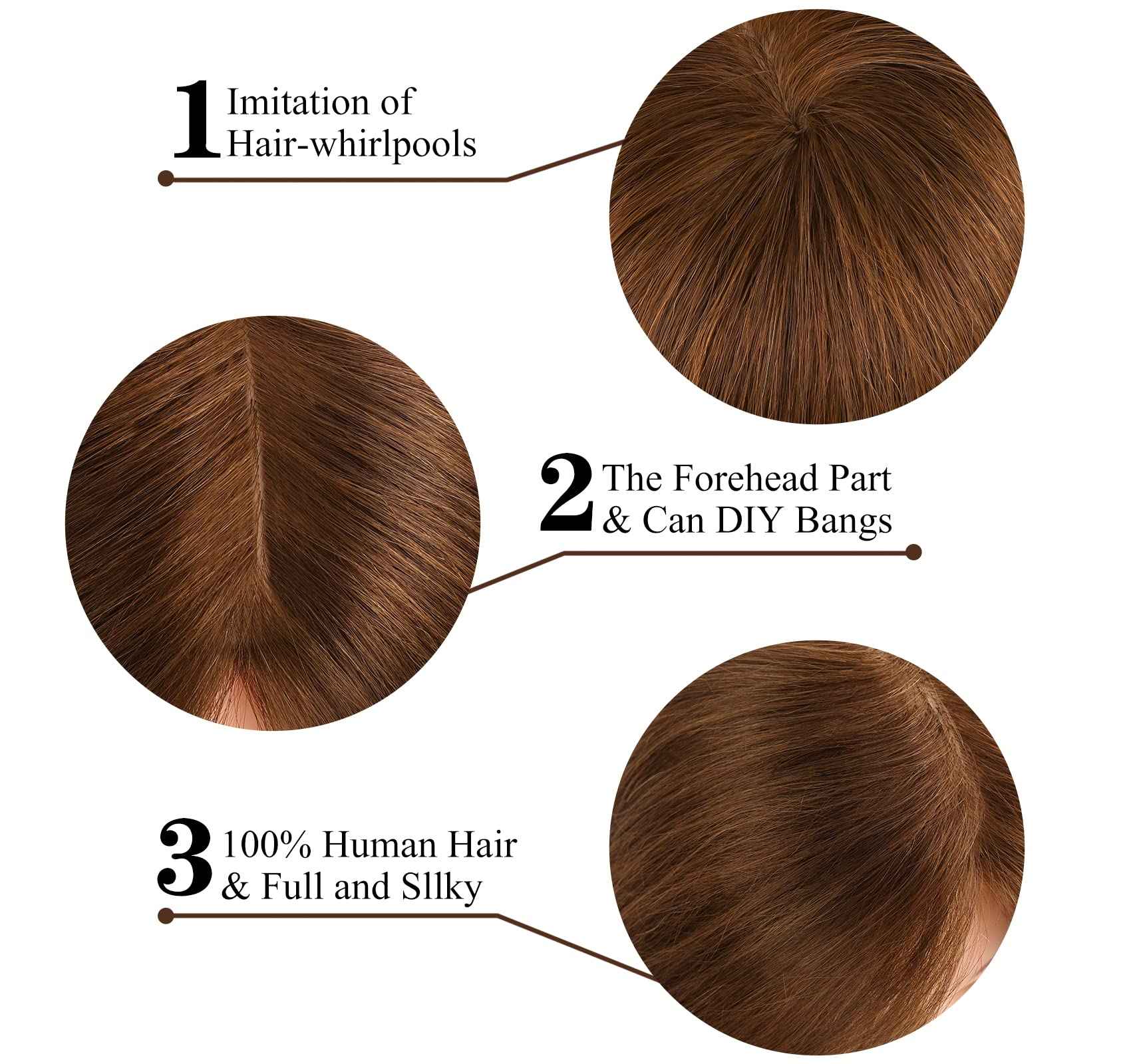 Mannequin Head with 100% Real Human Hair, Beauty Star Manikin Doll Head for Hair Styling, Cosmetology Hairdressing Training Practice Head with Clamp Stand and Braiding Accessories Kit (18" Dark Brown)