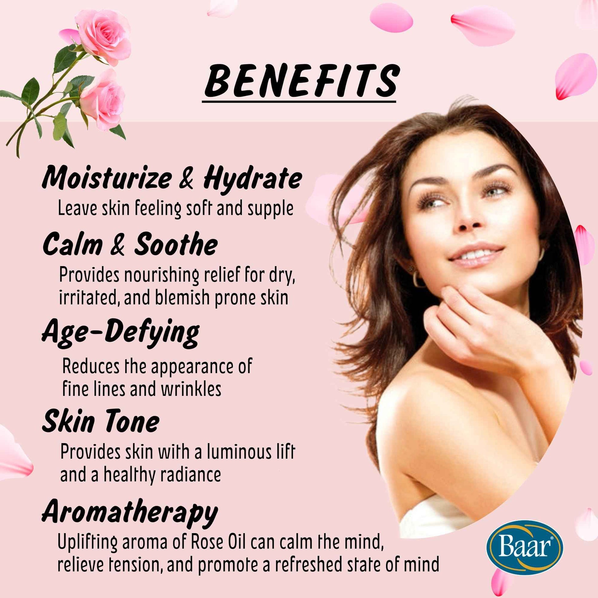 Natura Magic, Rose Water Skin Lotion, 8 oz. (Pack of 2)