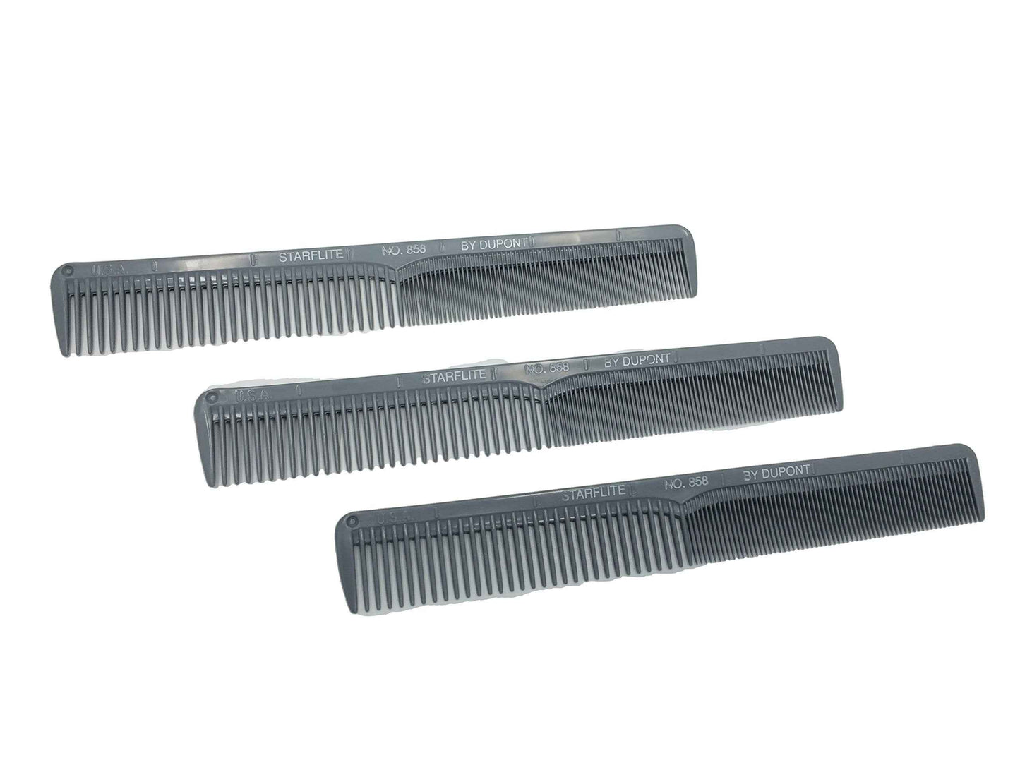 G.B.S Dupont Starflite Style Comb 858, Pack of 3