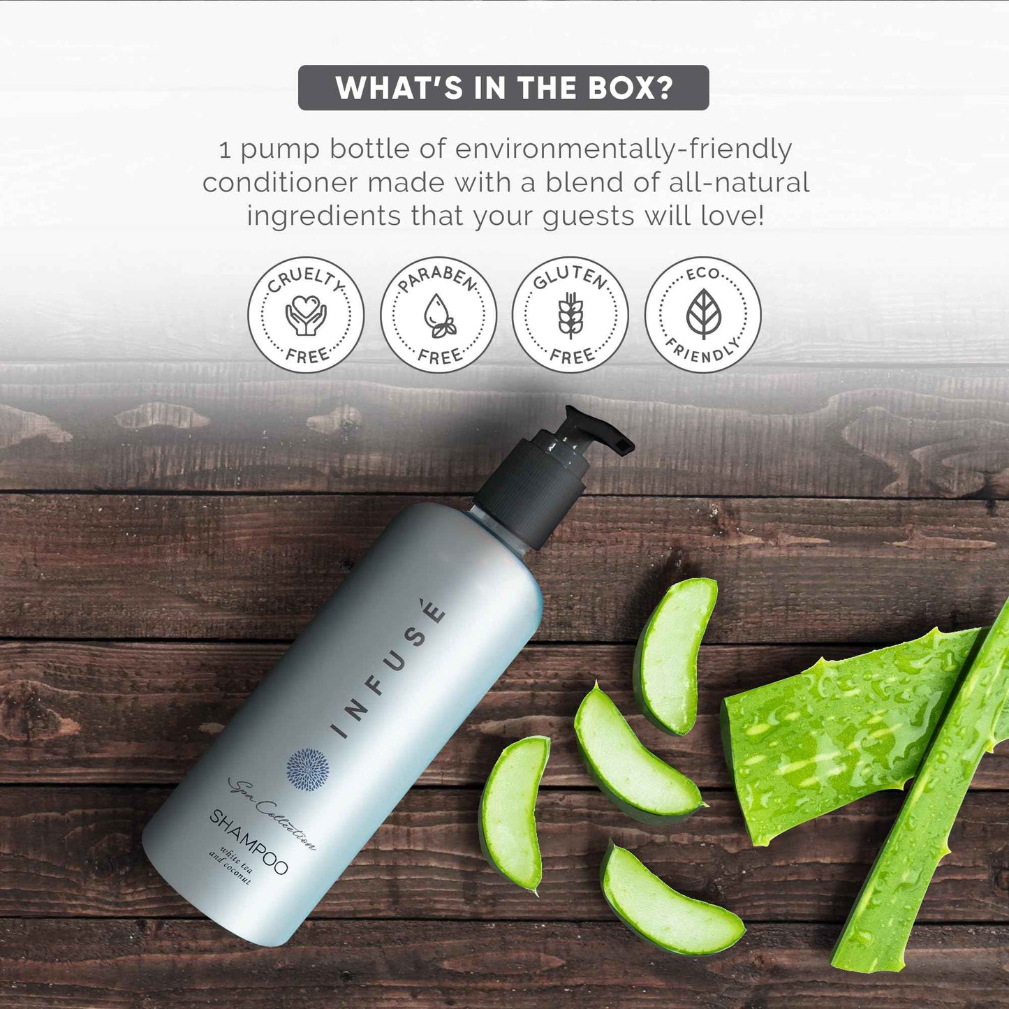 Terra Pure Infuse White Tea and Coconut Shampoo and Conditioner | 400 ml SINGLE