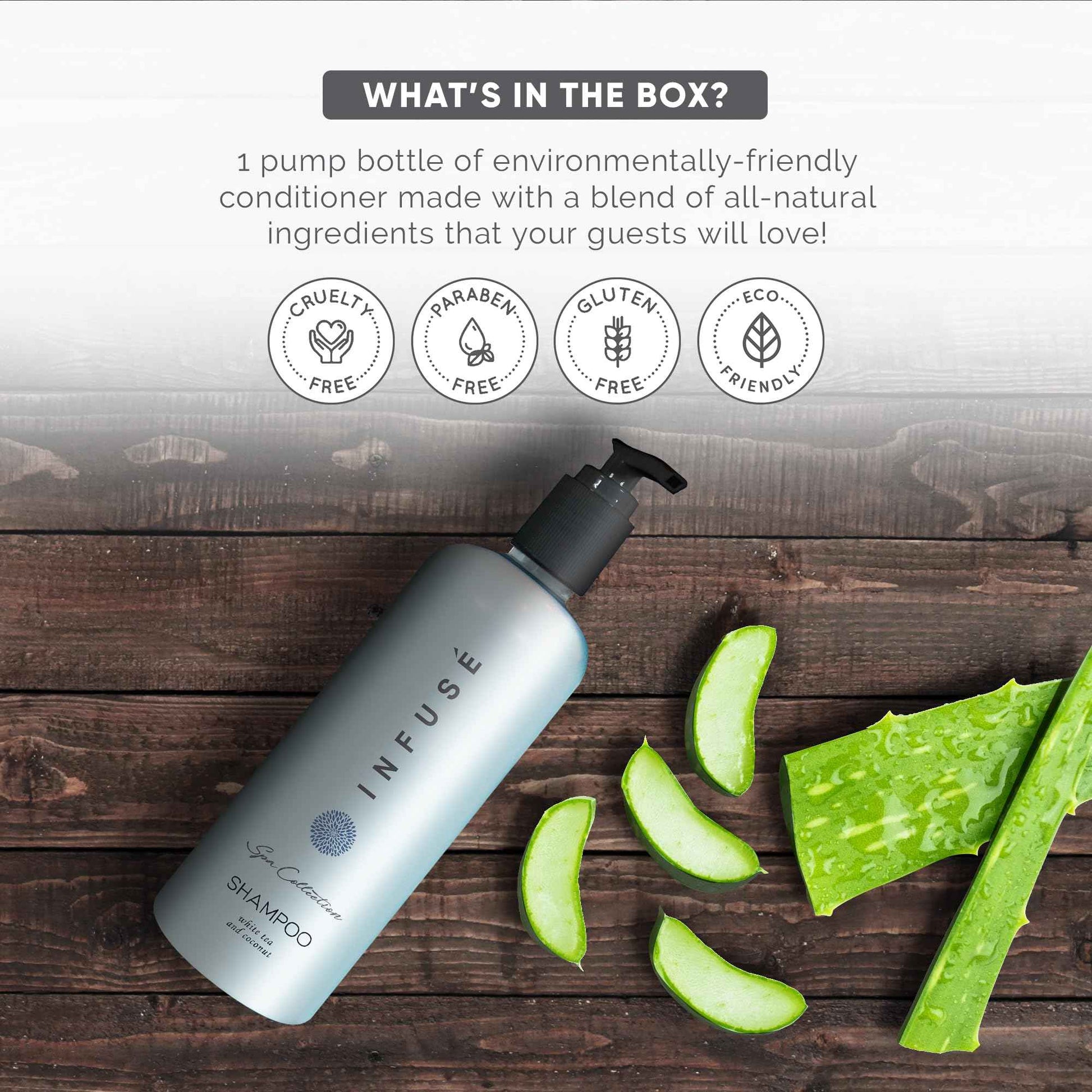 Terra Pure Infuse White Tea and Coconut Shampoo and Conditioner | 400 ml SINGLE