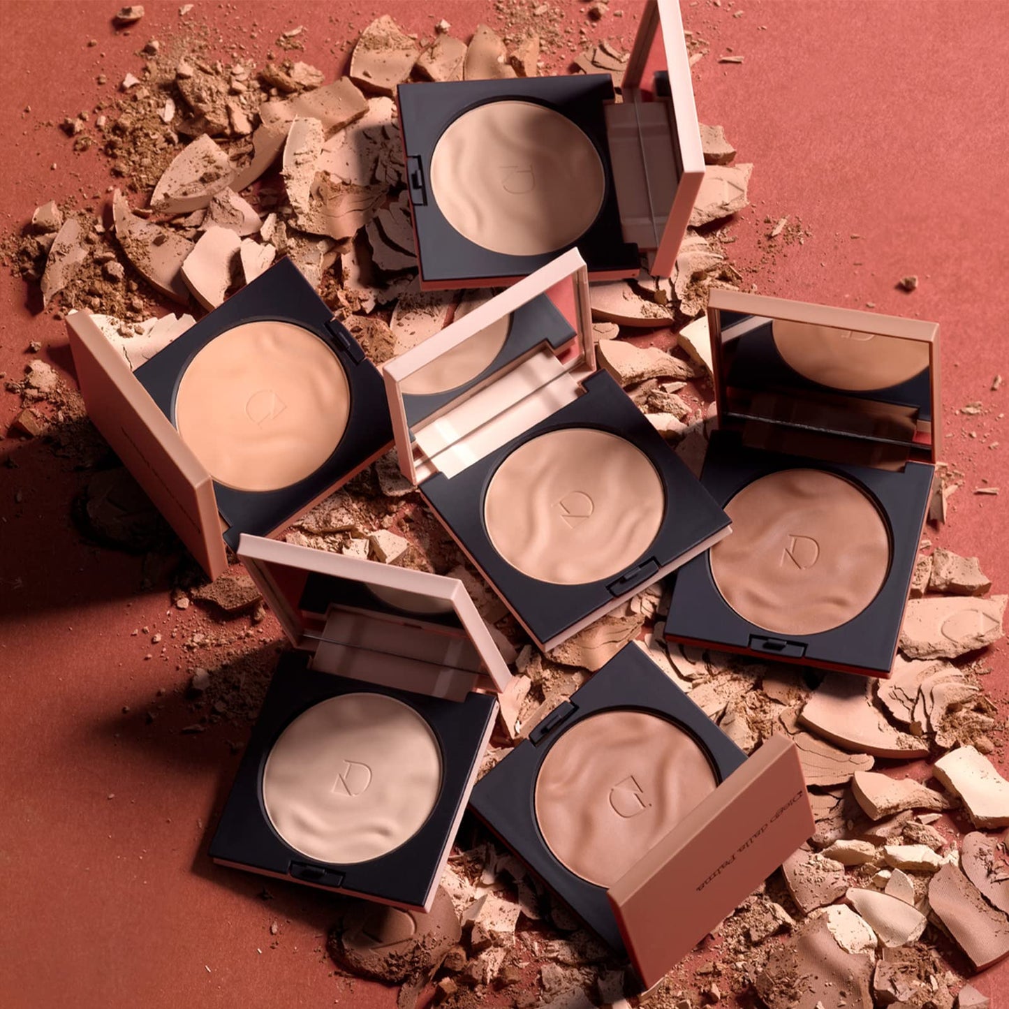 Diego dalla Palma Nudissimo Hydra Butter Compact Powder - Rich, Buttery Texture - Light Coverage, Silky Formula - Infused With Mango Butter, Cocoa Butter - Matte Non-Chalky Finish - Shade 40-0.4 Oz