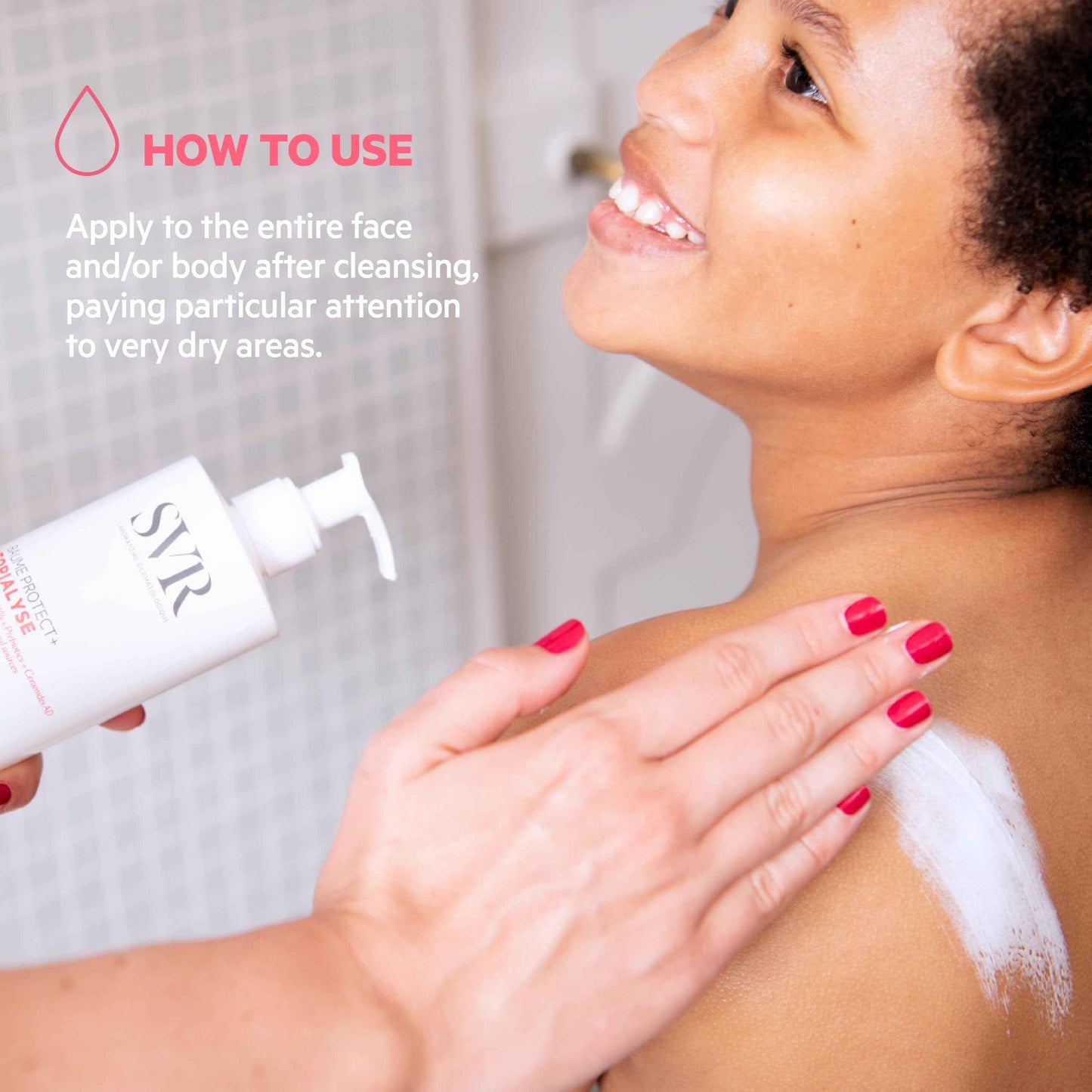 SVR Topialyse Intensive Balm Face & Body Moisturizer with Ceramides. 48hr Itch Relief for Dry Skin. Suitable For All Ages. Fragrance Free, 13.5 Fl Oz