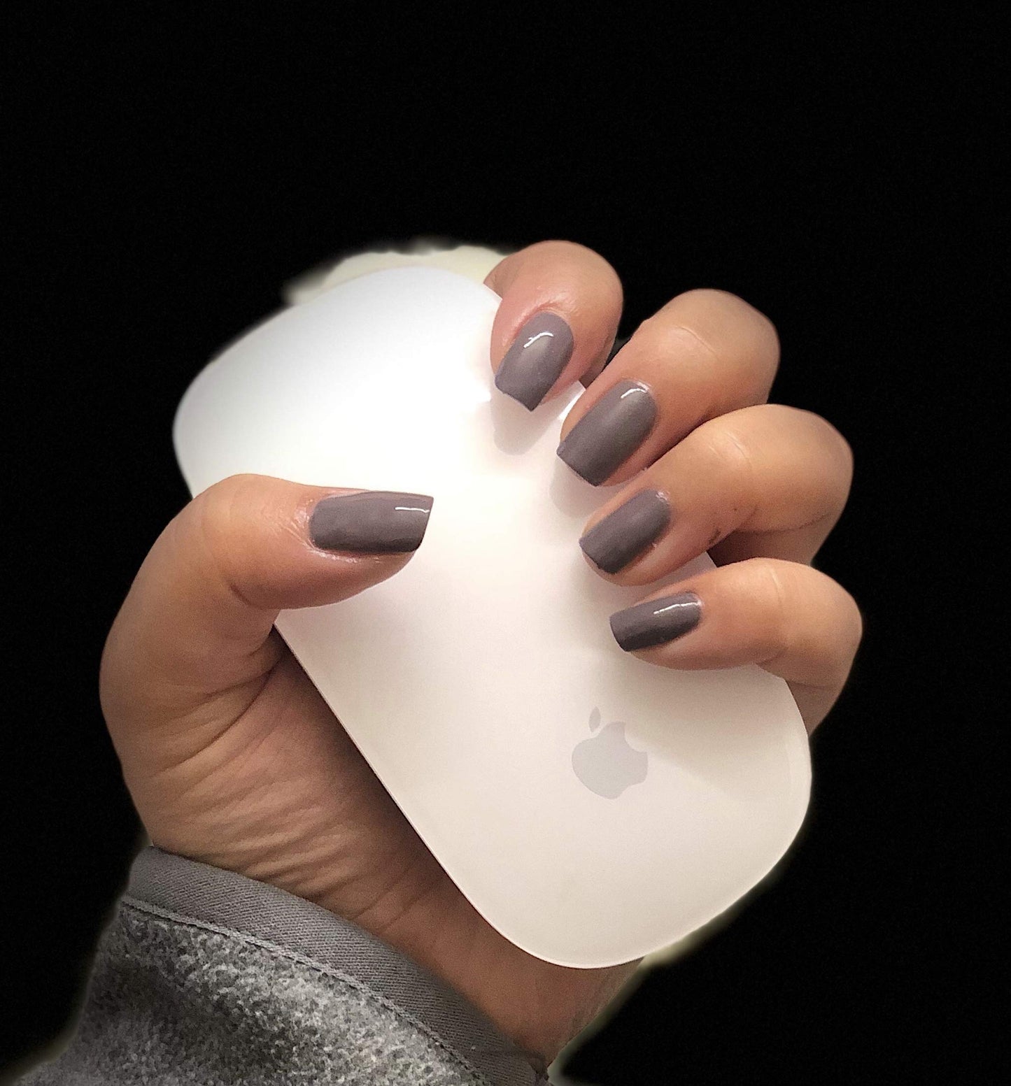 AZA Nail Polish - Vegan, 10-free, Cruelty-Free, Non-Toxic, Chip Resistant, Fast Drying, Gel-Like, Taupe Gray with a hint of Purple, Gorgeous Shades (Don't Take it Personal)