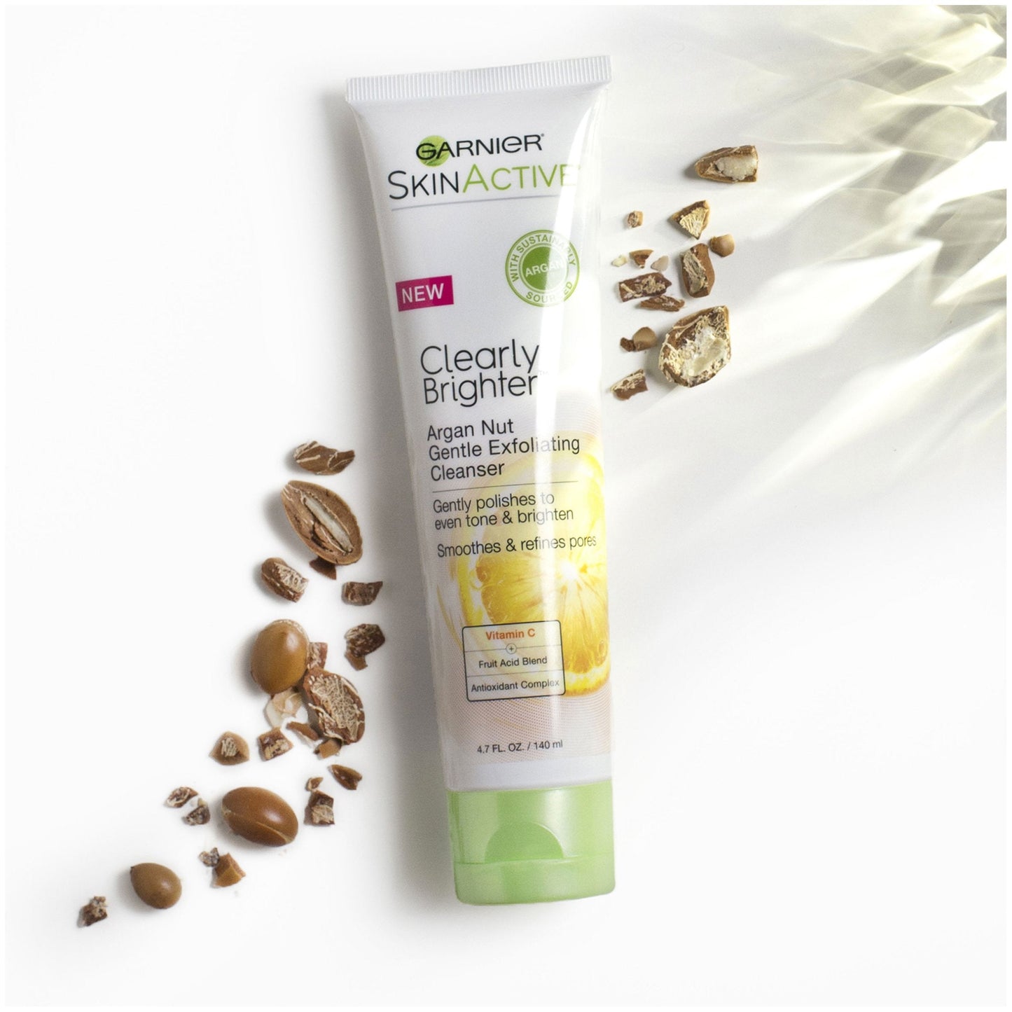 Garnier SkinActive Argan Nut Face Scrub with Vitamin C, 4.7 Fl Oz