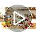 4 Pack Glass Overnight Oats Containers 20oz with Lids & Spoons