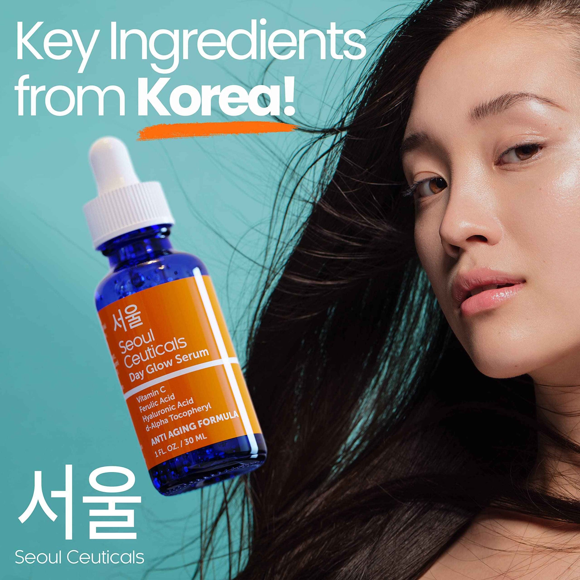 SeoulCeuticals Retinol + Vitamin C Serum - Korean Skincare Bundle for Anti Aging