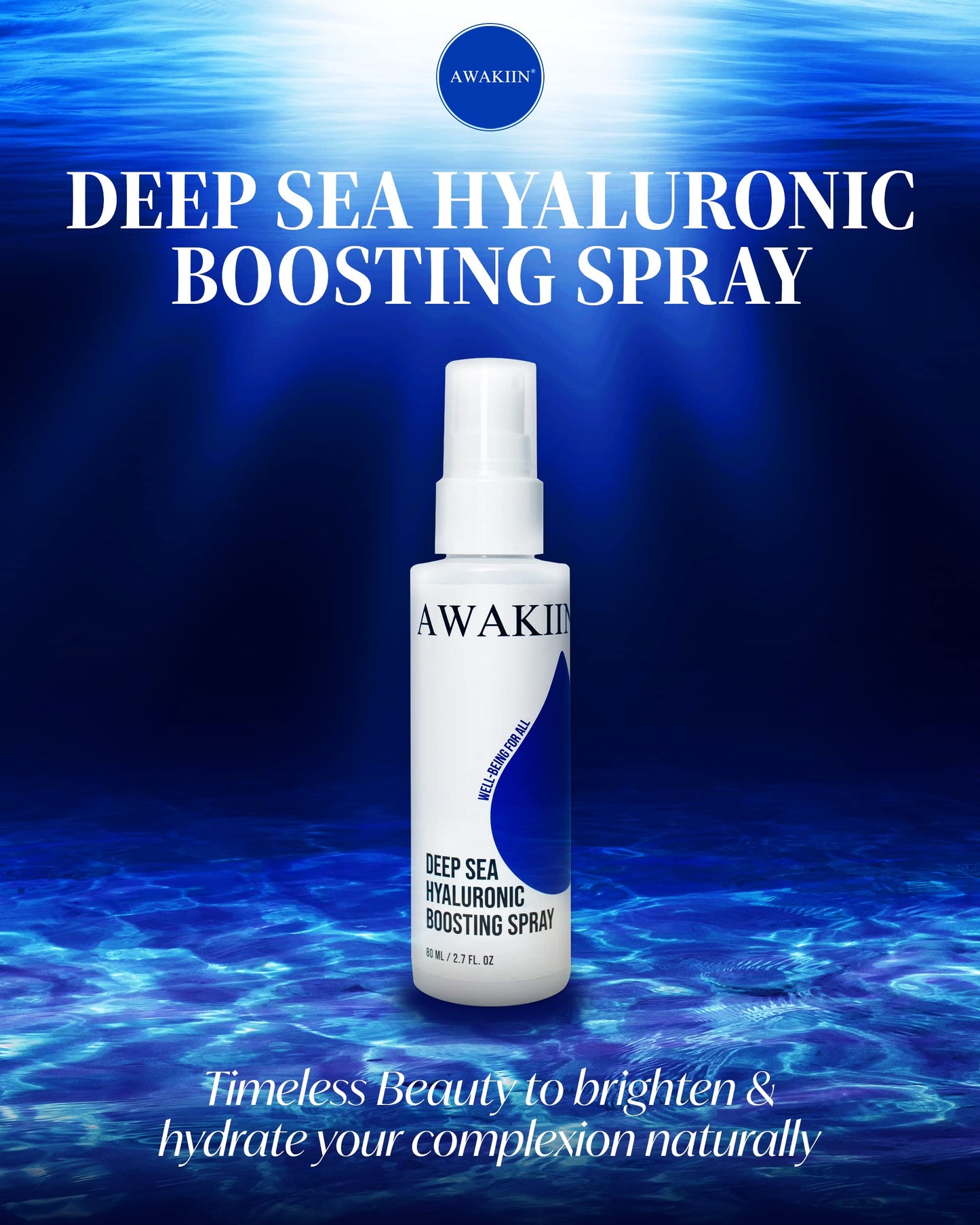 AWAKIIN Boosting Spray (Deep Sea Hyaluronic Boosting Spray)