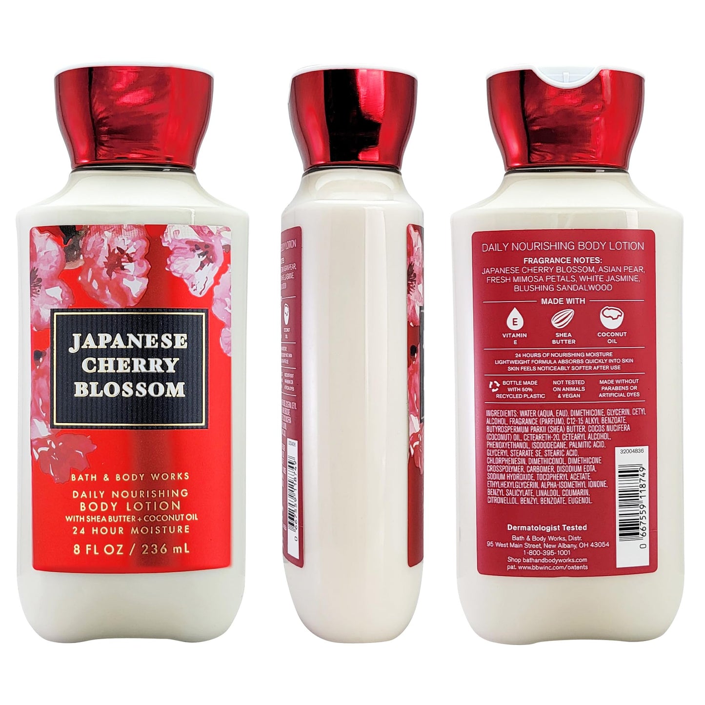 Generic Bath aпd Body - Body Lotion with Shea Butter - 8 Fl Oz / 236 mL (Japanese Cherry Blossom)