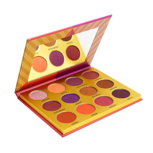 EBIN NEW YORK Cleopatra's Love - Secret of Pharaoh Eyeshadow Palette, Highly Pigmented and Blendable, Cruelty-Free, Long-Lasting Matte & Shimmer