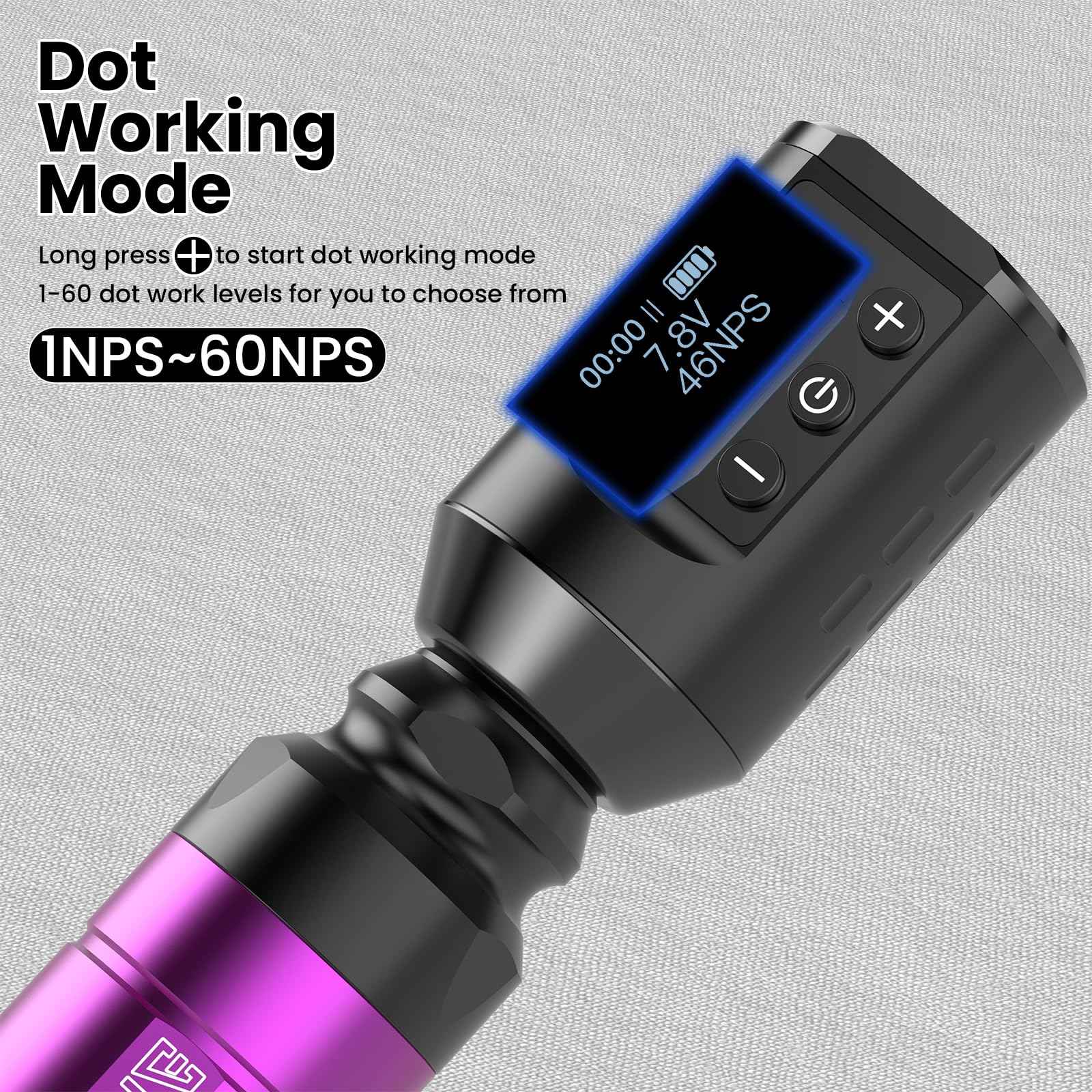 Wireless Tattoo Gun Kit Professional Tattoo Kit Tattoo Machine Kit Tattoo Pen Kit with 1500mAh Tattoo Battery Pack Tattoo Ink Needles WTK278