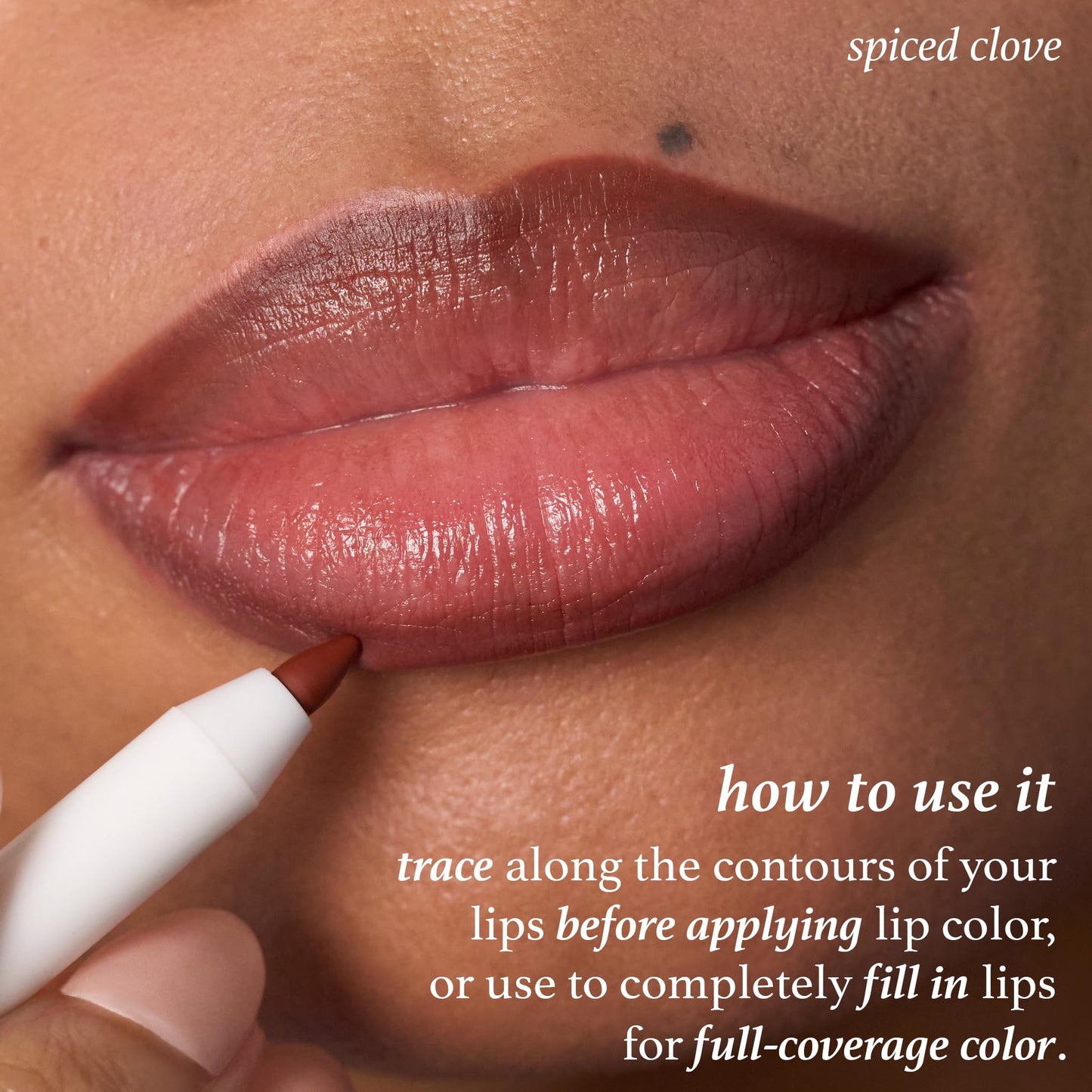 Julep With a Trace Retractable Creamy Long-Lasting Lip Liner, Spiced Clove