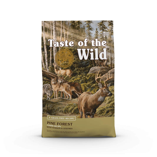 Taste of the Wild Grain Free High Protein Real Meat Recipe Pine Forest Premium Dry Dog Food