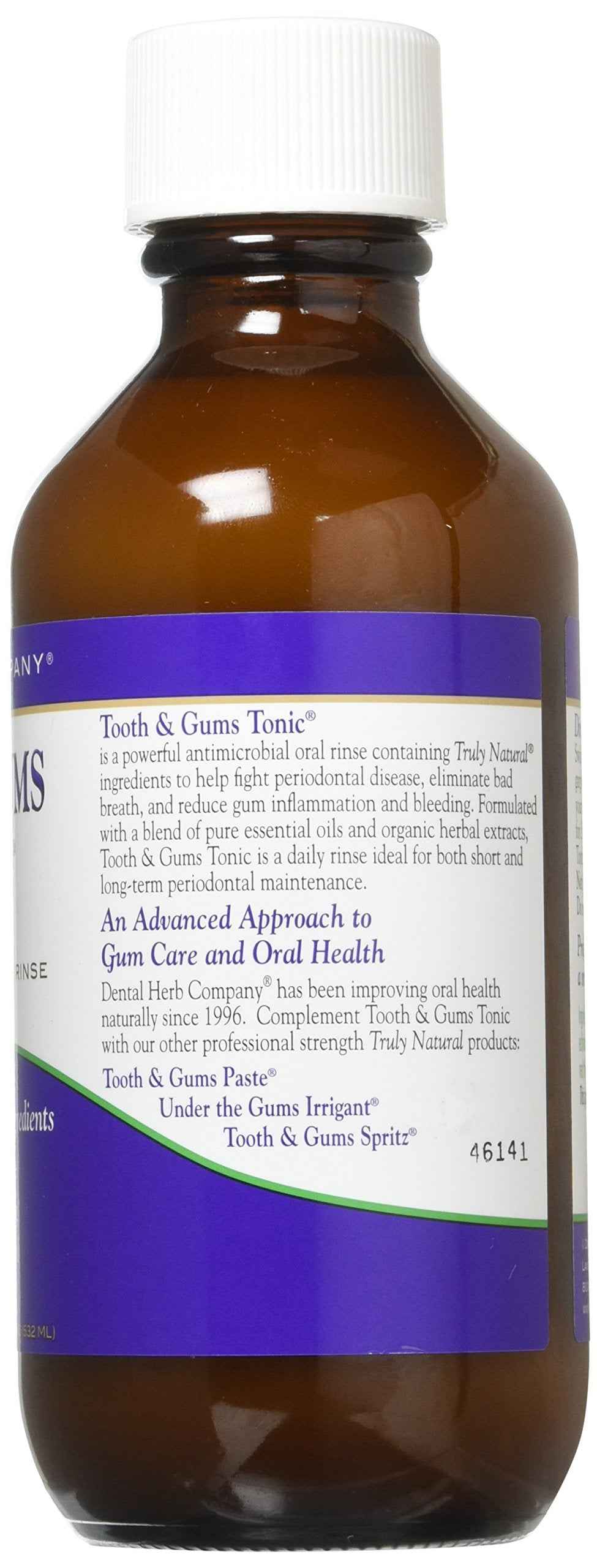 Soothe Gums & Freshen Breath Naturally | Herbal Oral Rinse with Essential Oils | Alcohol-Free, Fluoride-Free Mouthwash | Plant-Based Oral Care | Tooth & Gums Tonic by Dental Herb Company