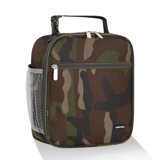 AYEANY Lunch box Lunch bag for men women Lunchbox Lunch bags Insulated Lunch bag Lunch box cooler (Green camo)