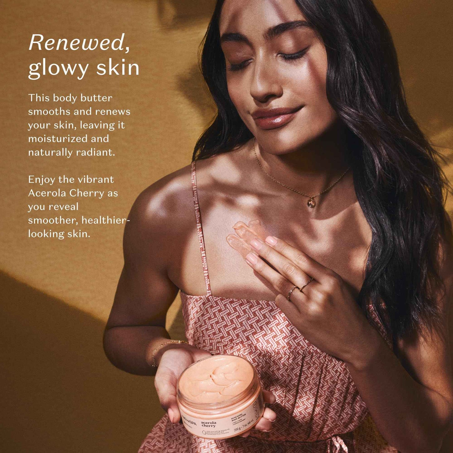 Nativa SPA by O Boticario Acerola Cherry Renewing Body Butter, Deep Nourishment for Supple Glowing Skin, 1.05 Ounce (200g)