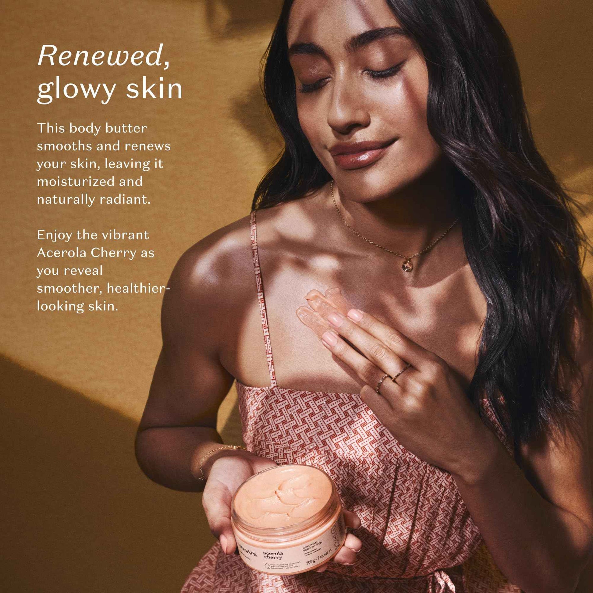 Nativa SPA by O Boticario Acerola Cherry Renewing Body Butter, Deep Nourishment for Supple Glowing Skin, 1.05 Ounce (200g)