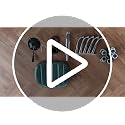 Black Square Swivel Stool with Wheels - Height Adjustable