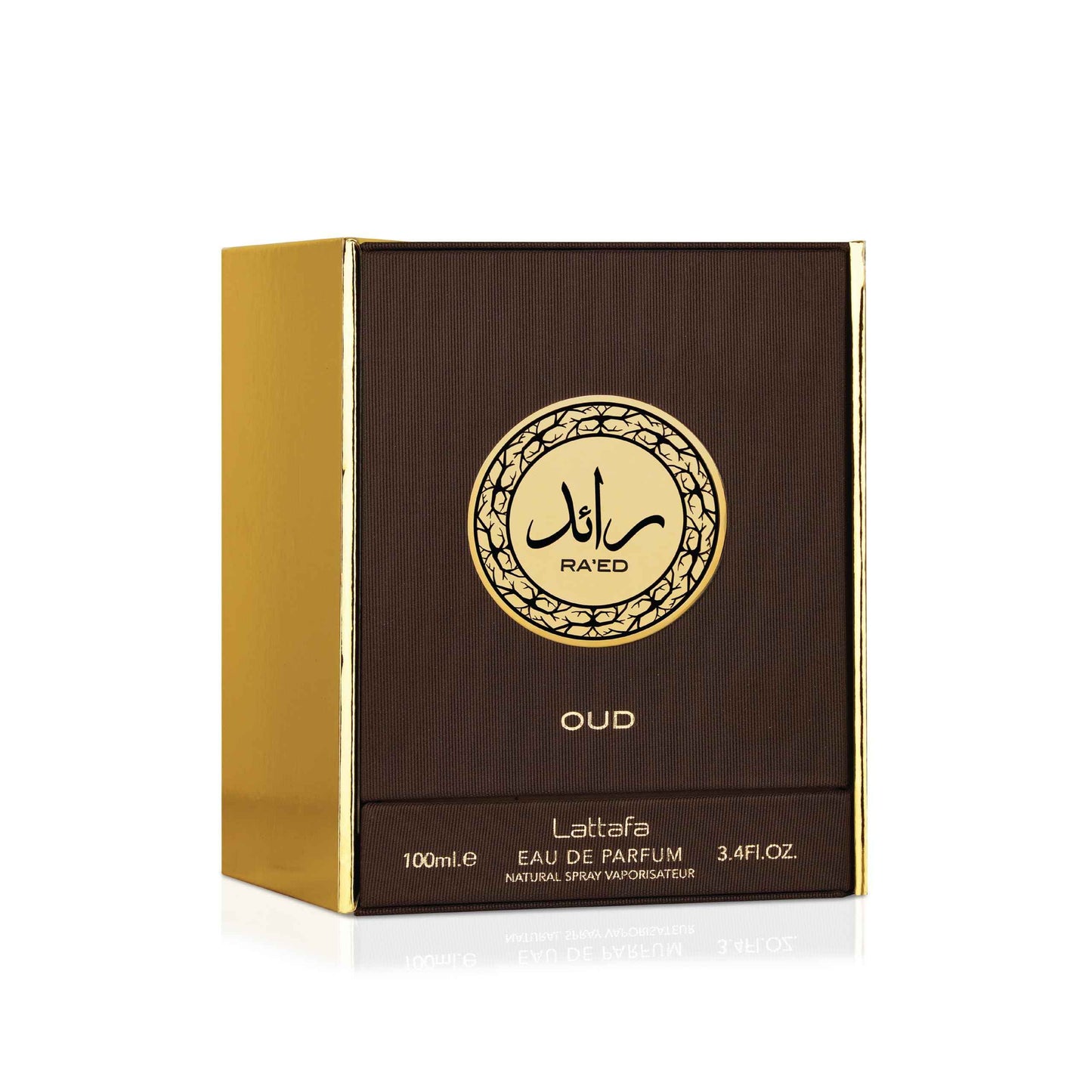 Lattafa Perfumes Ra'ed Oud for Unisex Eau de Parfum Spray, 3.4 Ounce