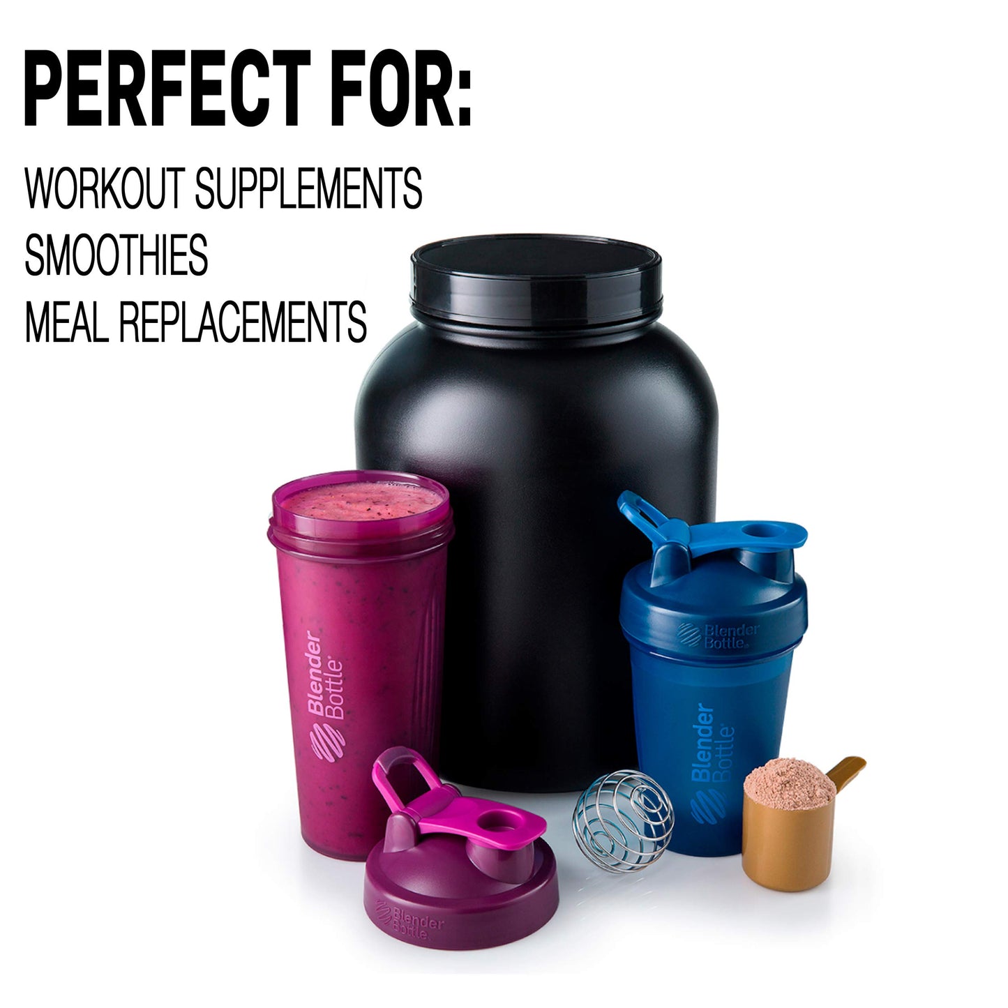 BlenderBottle Classic 28-Ounce Shaker Bottle Bundle with Moss Green and Black