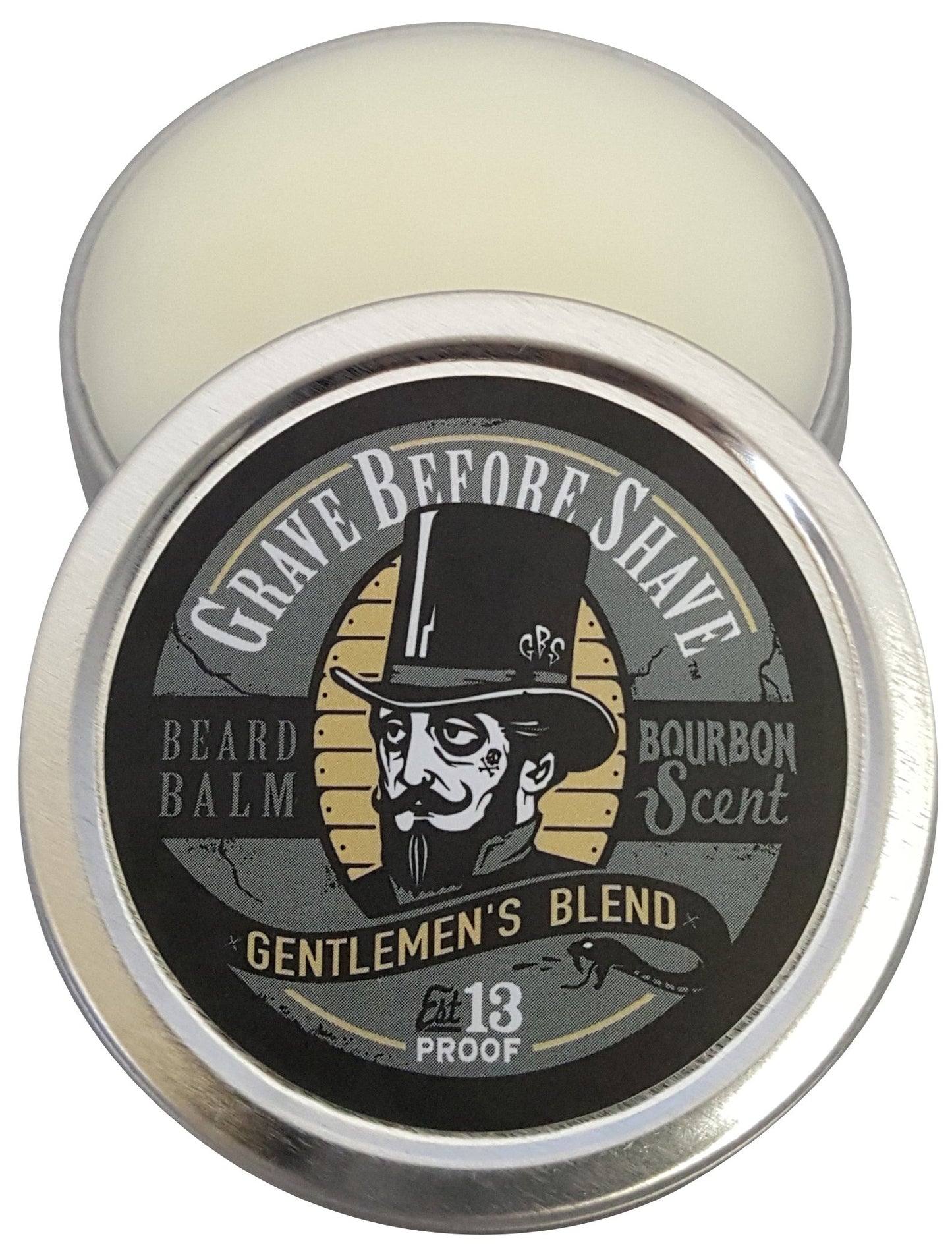 GRAVE BEFORE SHAVE Gentlemen's Blend Beard Balm (Bourbon Scent) (2 oz.)