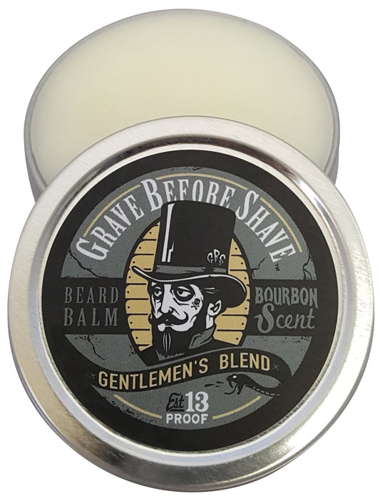 GRAVE BEFORE SHAVE Gentlemen's Blend Beard Balm (Bourbon Scent) (2 oz.)